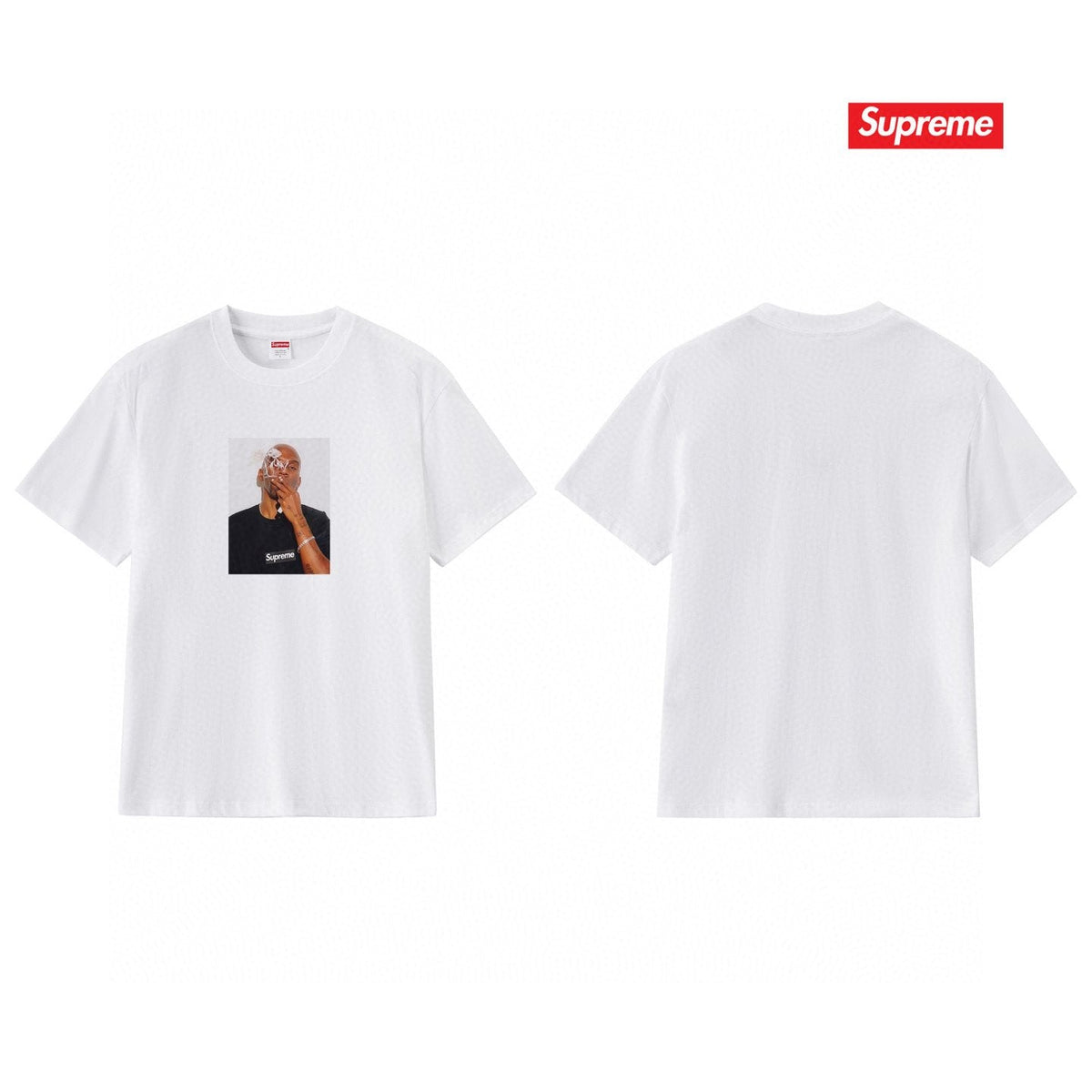 Supreme Dean Blunt Portrait Graphic T-Shirt ¡ª back