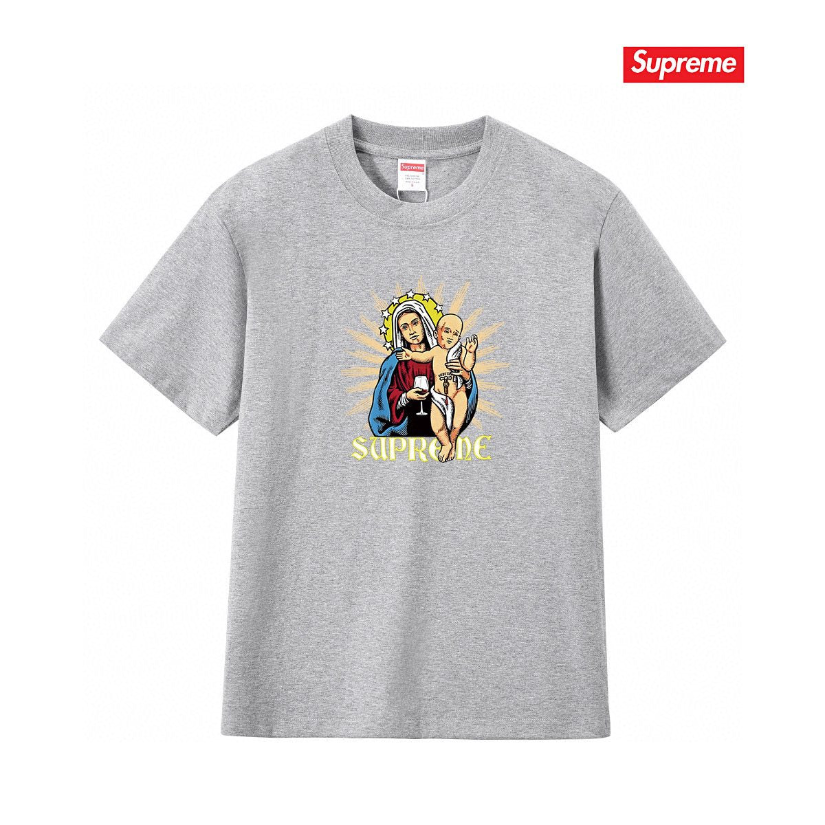 Supreme Religious Graphic Short-Sleeve T-Shirt ¡ª front