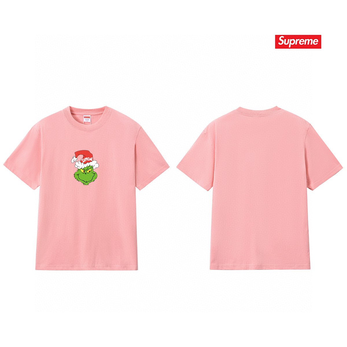 Supreme Grinch Santa Graphic T-Shirt ¡ª comparison