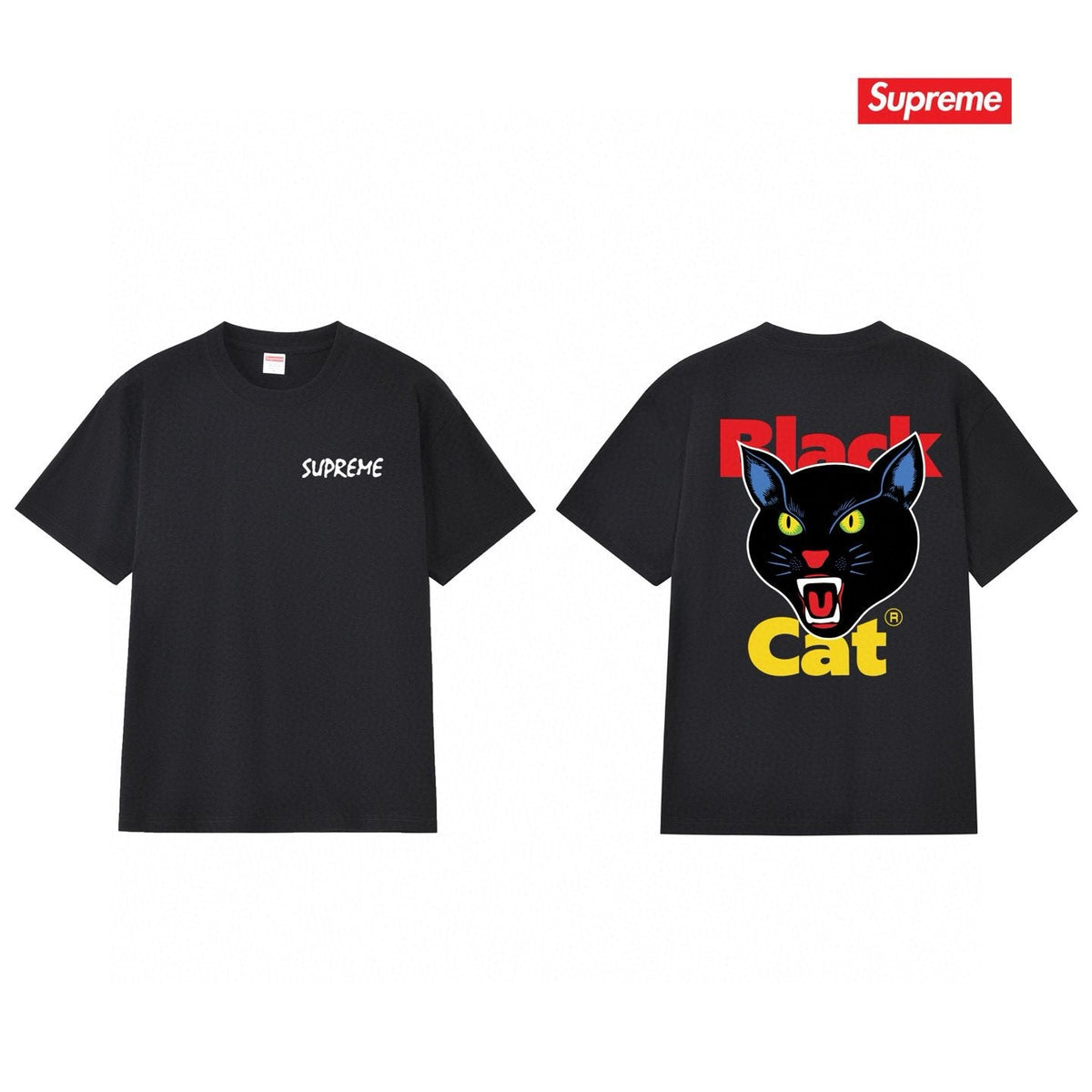 Supreme Cat Head Graphic Short-Sleeve T-Shirt ¡ª comparison