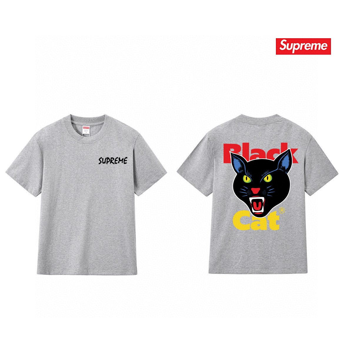 Supreme Cat Head Graphic Short-Sleeve T-Shirt ¡ª comparison