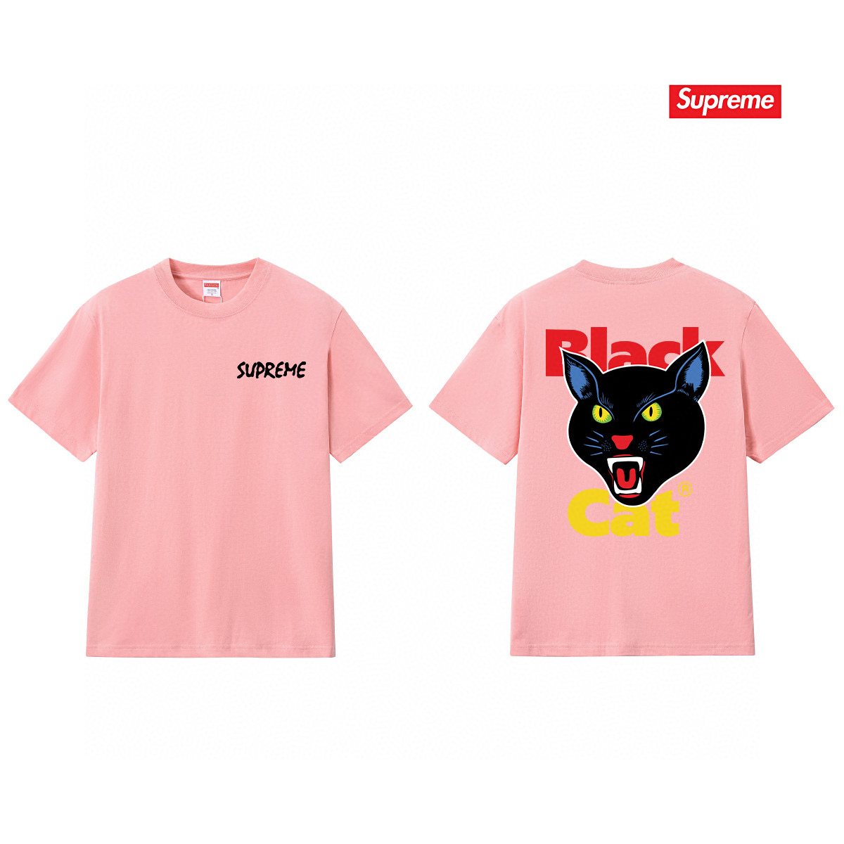 Supreme Cat Head Graphic Short-Sleeve T-Shirt ¡ª comparison
