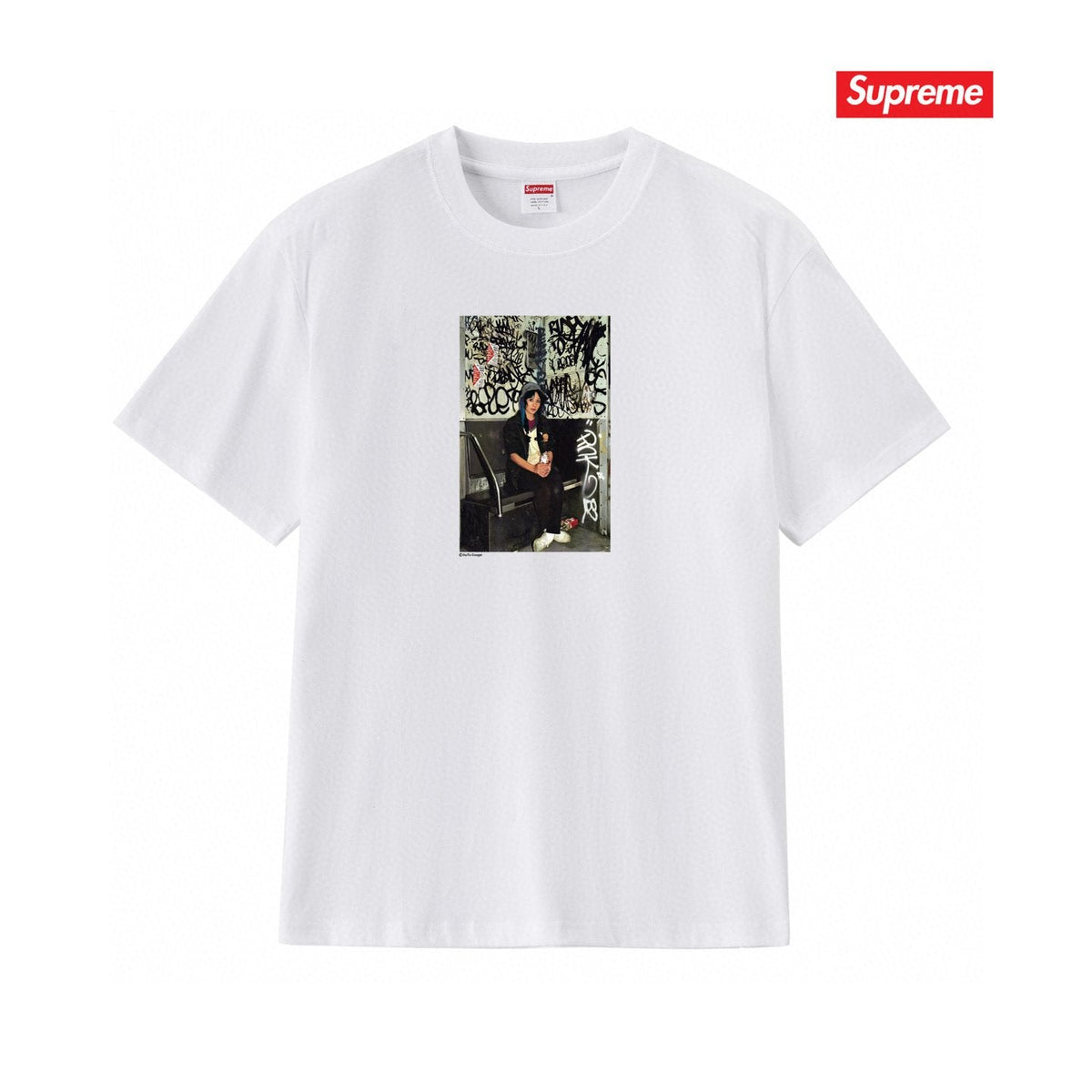 Supreme Pink Lady Graphic T-Shirt ¡ª front