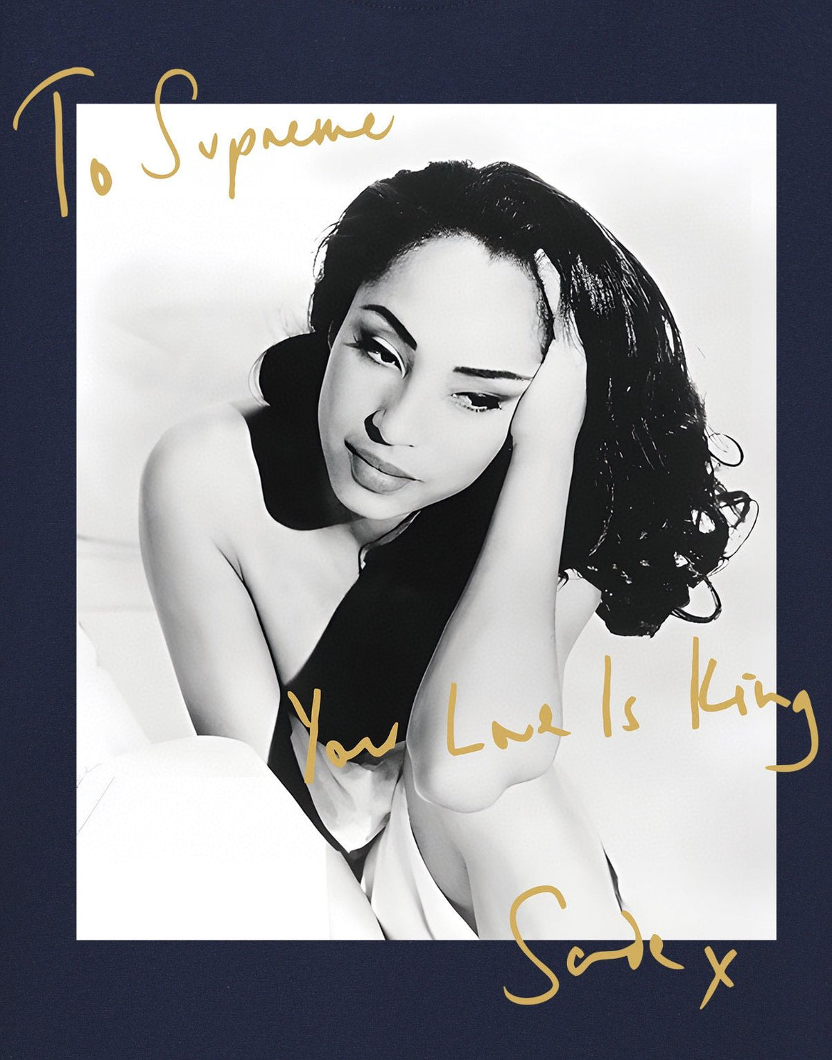 Supreme Sade Portrait Graphic T-Shirt ¡ª detail