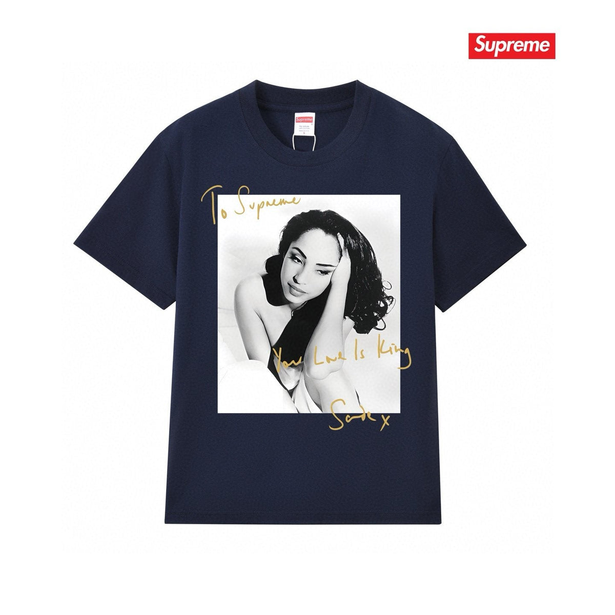 Supreme Sade Portrait Graphic T-Shirt ¡ª front