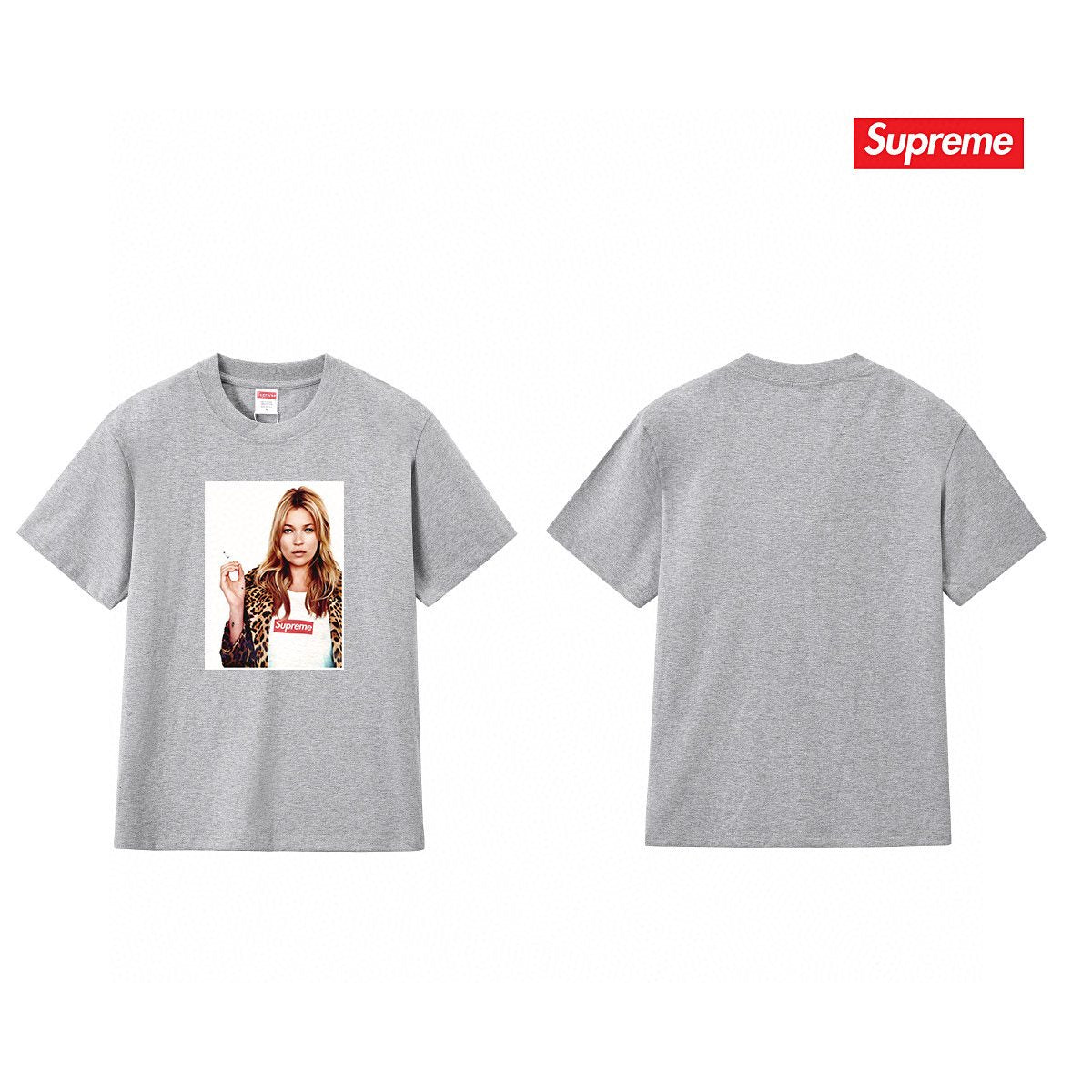 Supreme Kate Moss Portrait Graphic T-Shirt ¡ª back