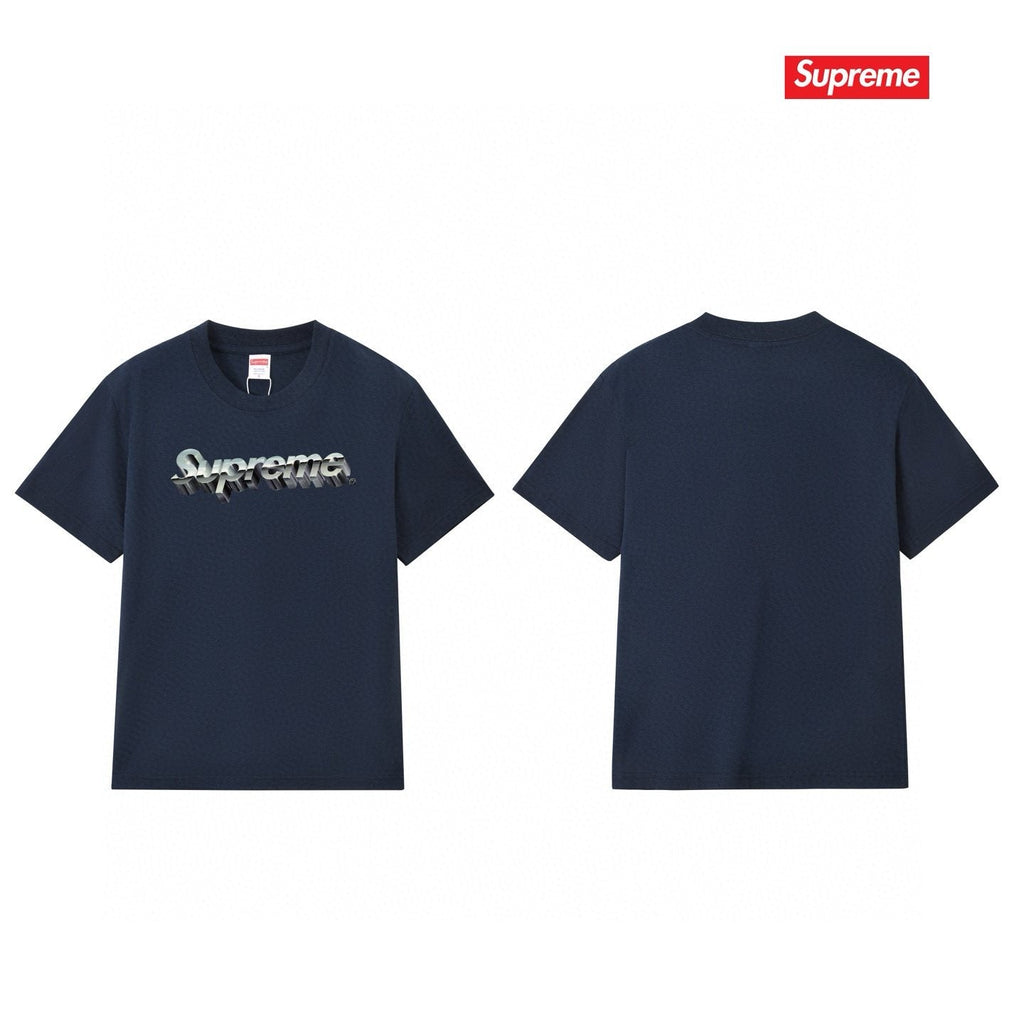 Supreme Metallic Wordmark Graphic T-Shirt ¡ª front