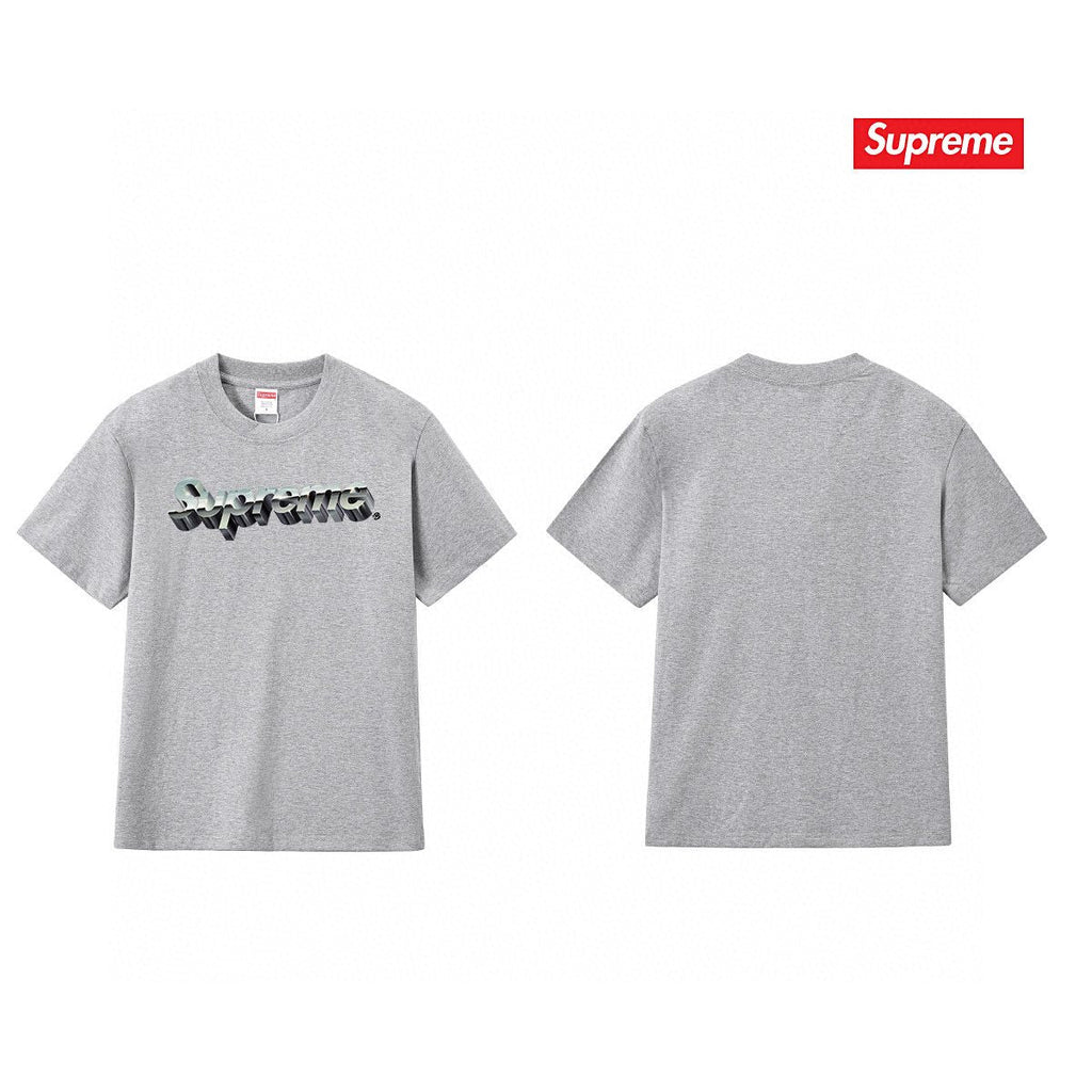 Supreme Metallic Wordmark Graphic T-Shirt ¡ª front