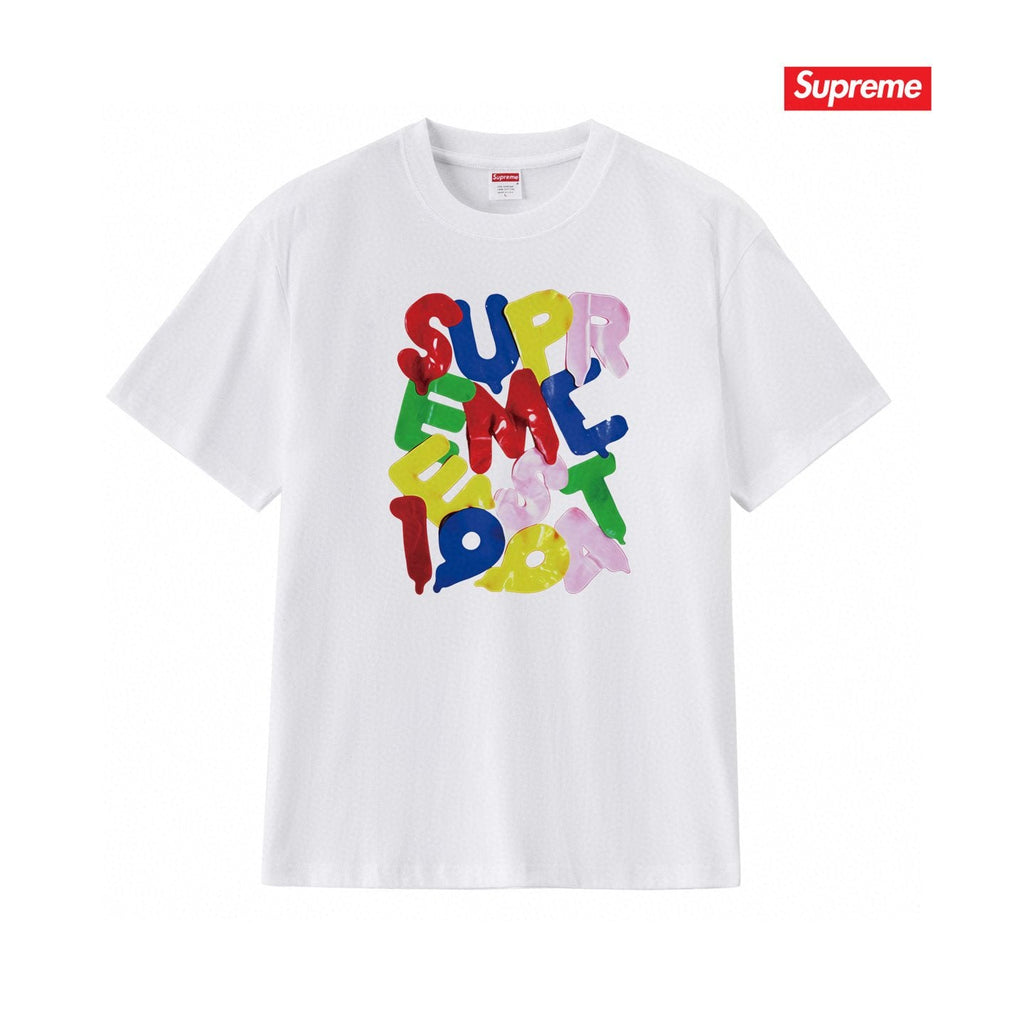 Supreme Colorful Letter Graphic T-Shirt ¡ª hero