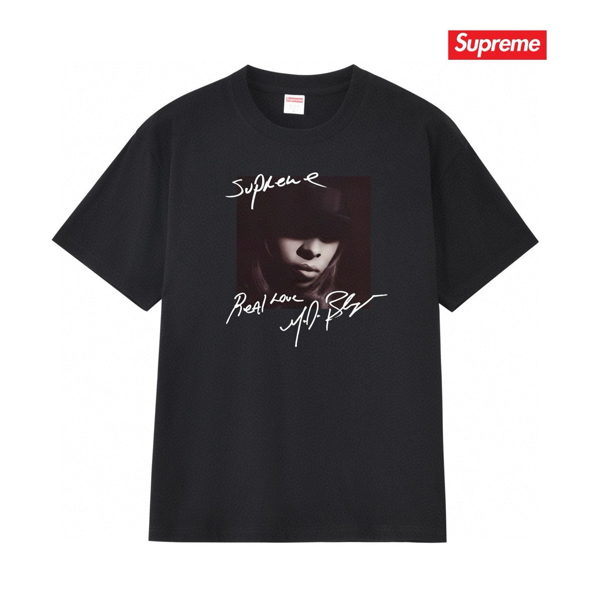 Supreme Portrait Signature Graphic T-Shirt ¡ª front