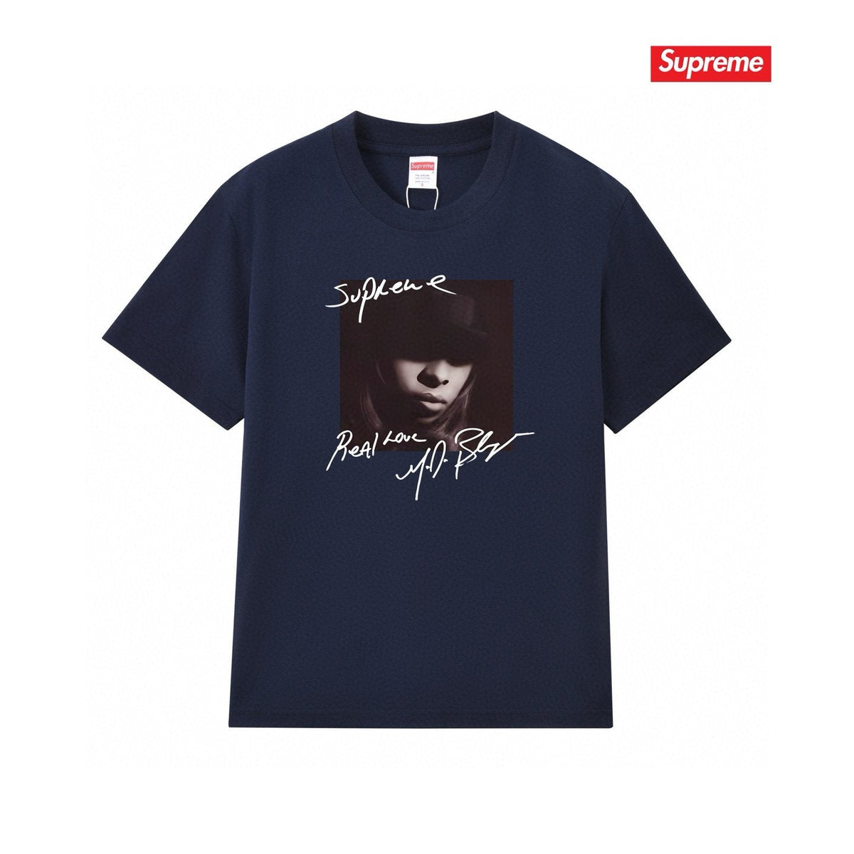Supreme Portrait Signature Graphic T-Shirt ¡ª front