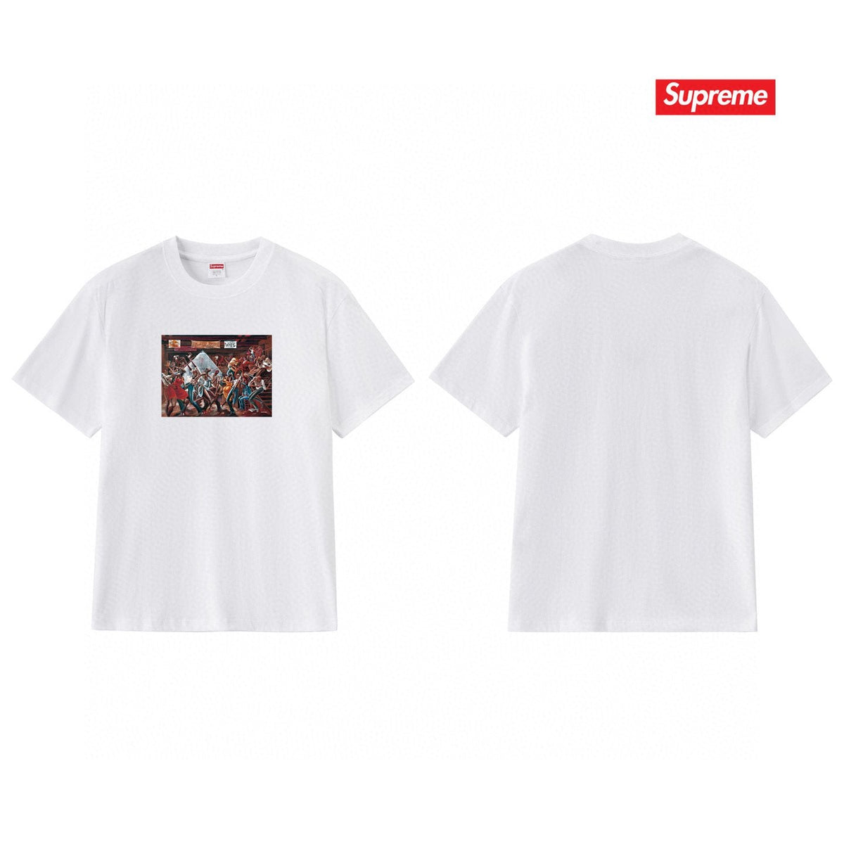 Supreme Rectangular Front Graphic T-Shirt ¡ª back