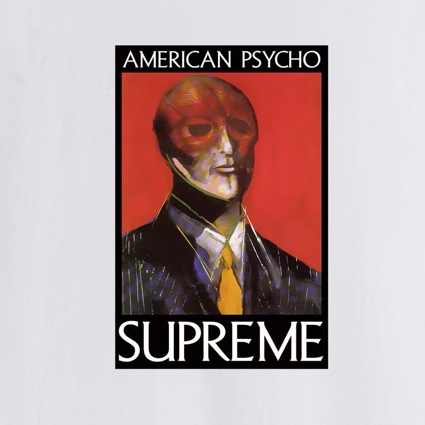 Supreme American Psycho Graphic T-Shirt ¡ª detail