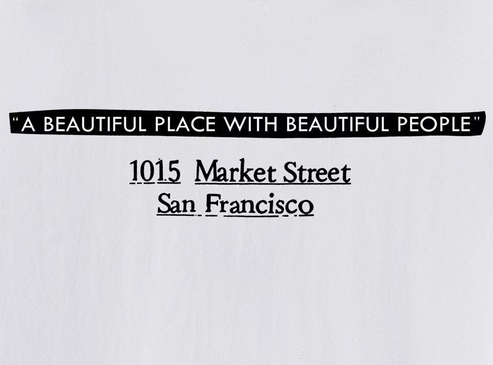 Supreme Address Graphic Short-Sleeve T-Shirt ¡ª fabric_closeup