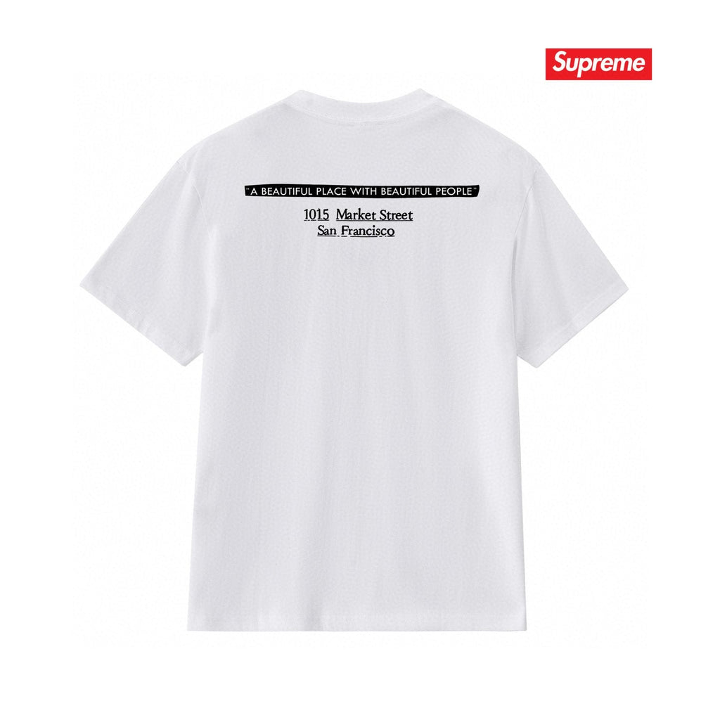 Supreme Address Graphic Short-Sleeve T-Shirt ¡ª back
