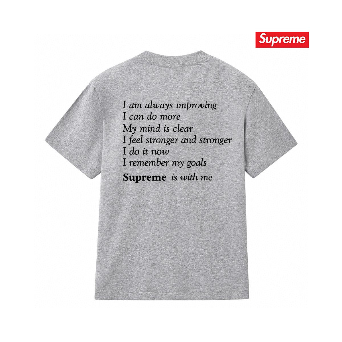 Supreme StayPositive Affirmation Graphic T-Shirt ¡ª back
