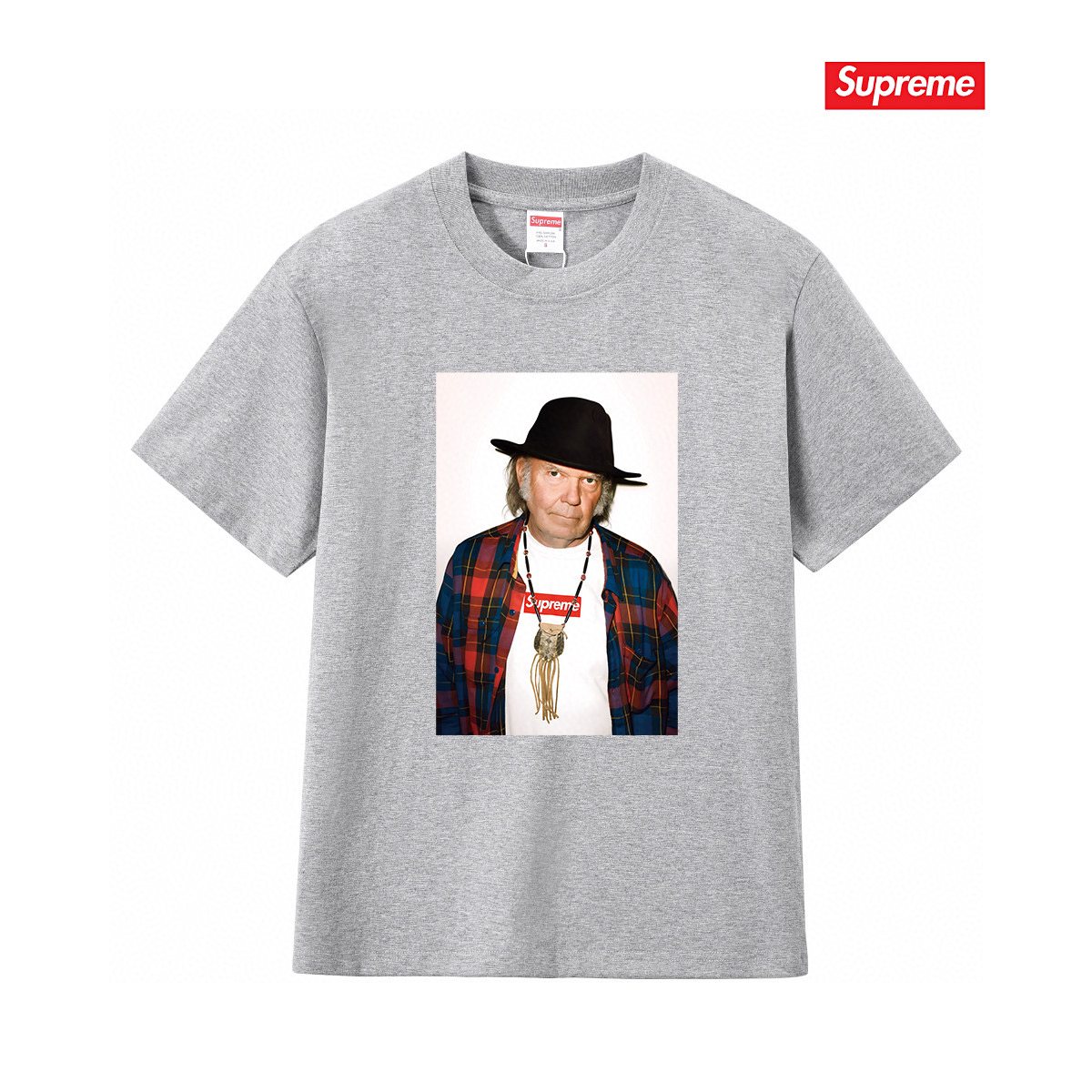 Supreme Portrait Graphic Short-Sleeve T-Shirt ¡ª front