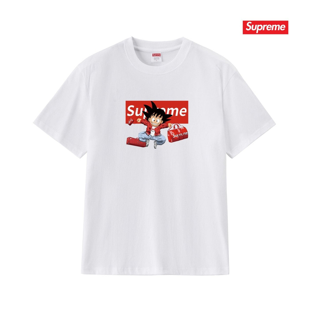 Supreme Anime Graphic Short-Sleeve T-Shirt ¡ª front