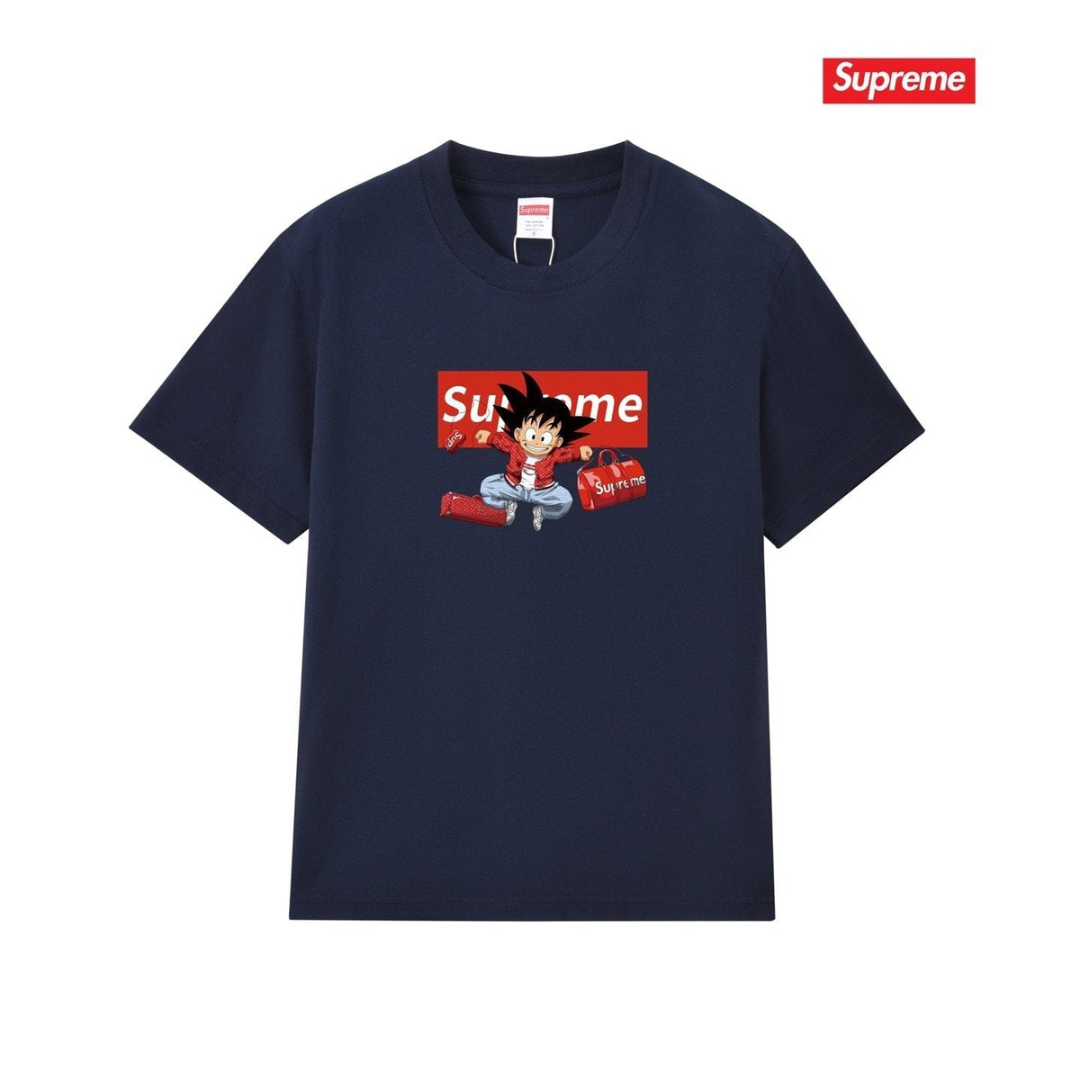 Supreme Anime Graphic Short-Sleeve T-Shirt ¡ª front