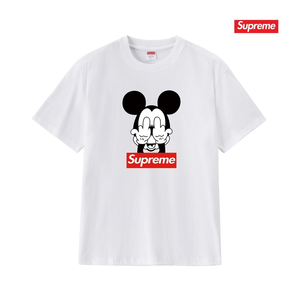 Supreme Mickey Character Graphic T-Shirt ¡ª front