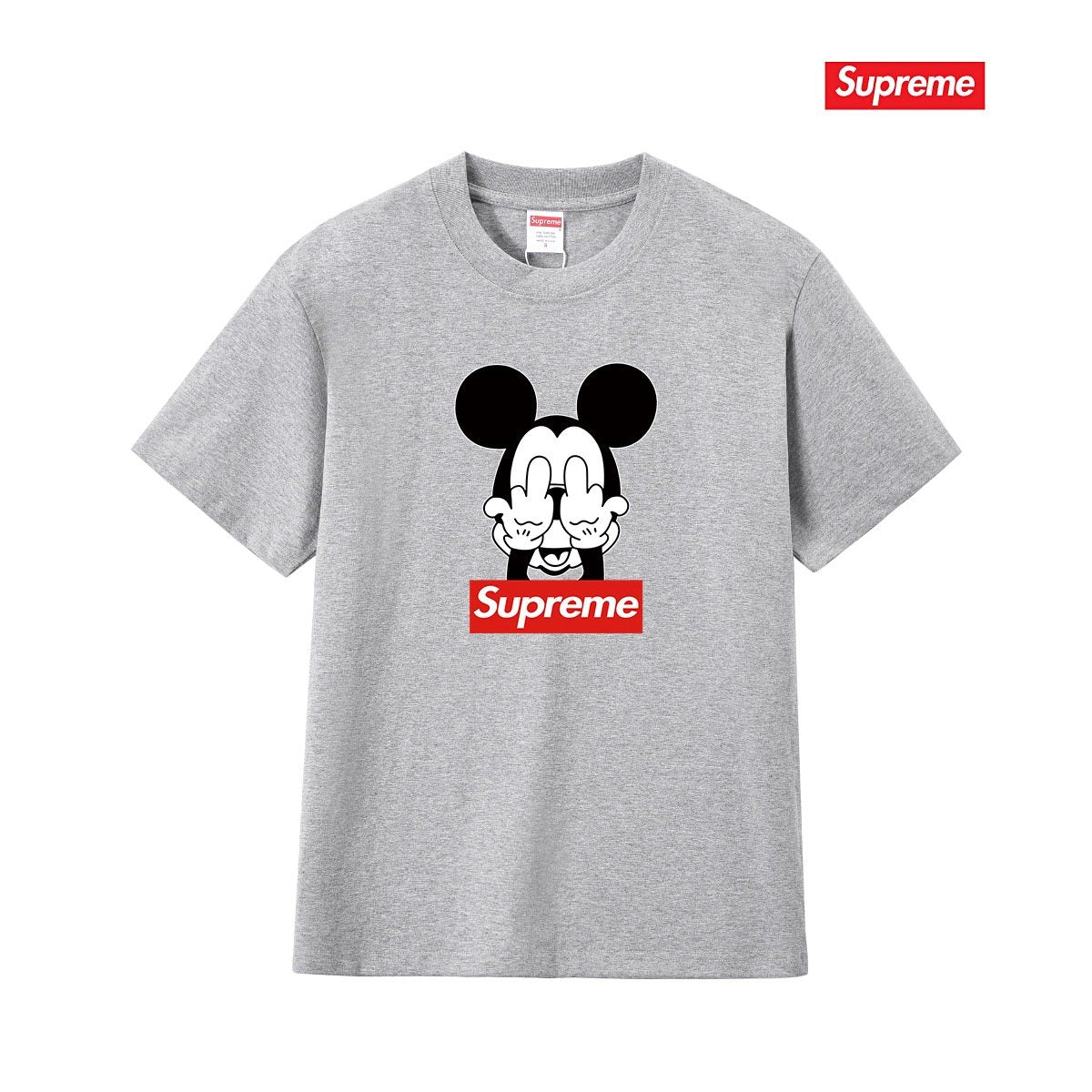 Supreme Mickey Character Graphic T-Shirt ¡ª front