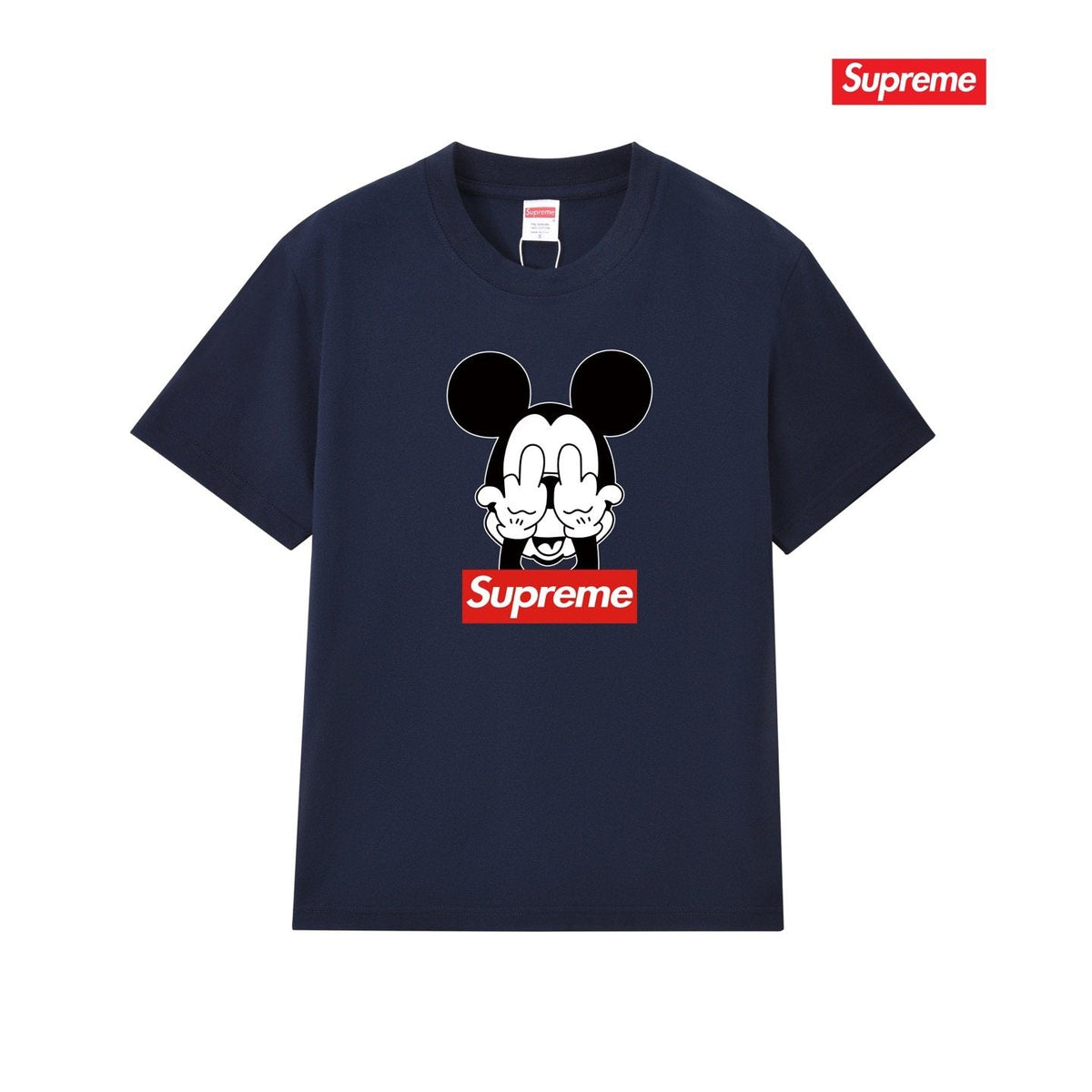 Supreme Mickey Character Graphic T-Shirt ¡ª front