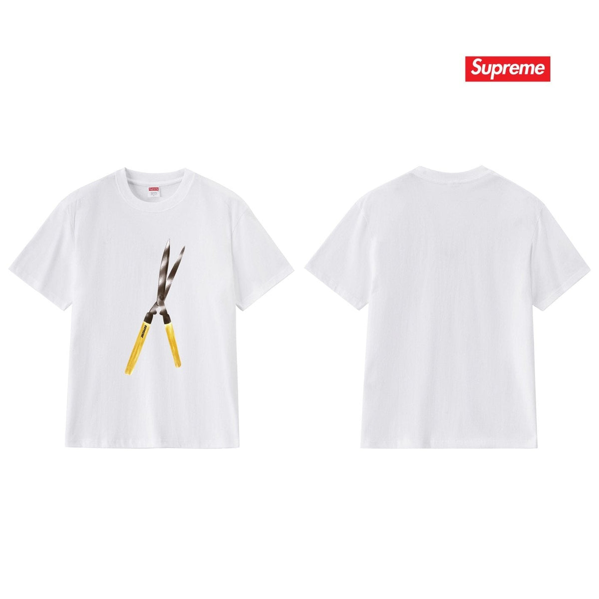 Supreme Pruning Shears Graphic T-Shirt ¡ª comparison