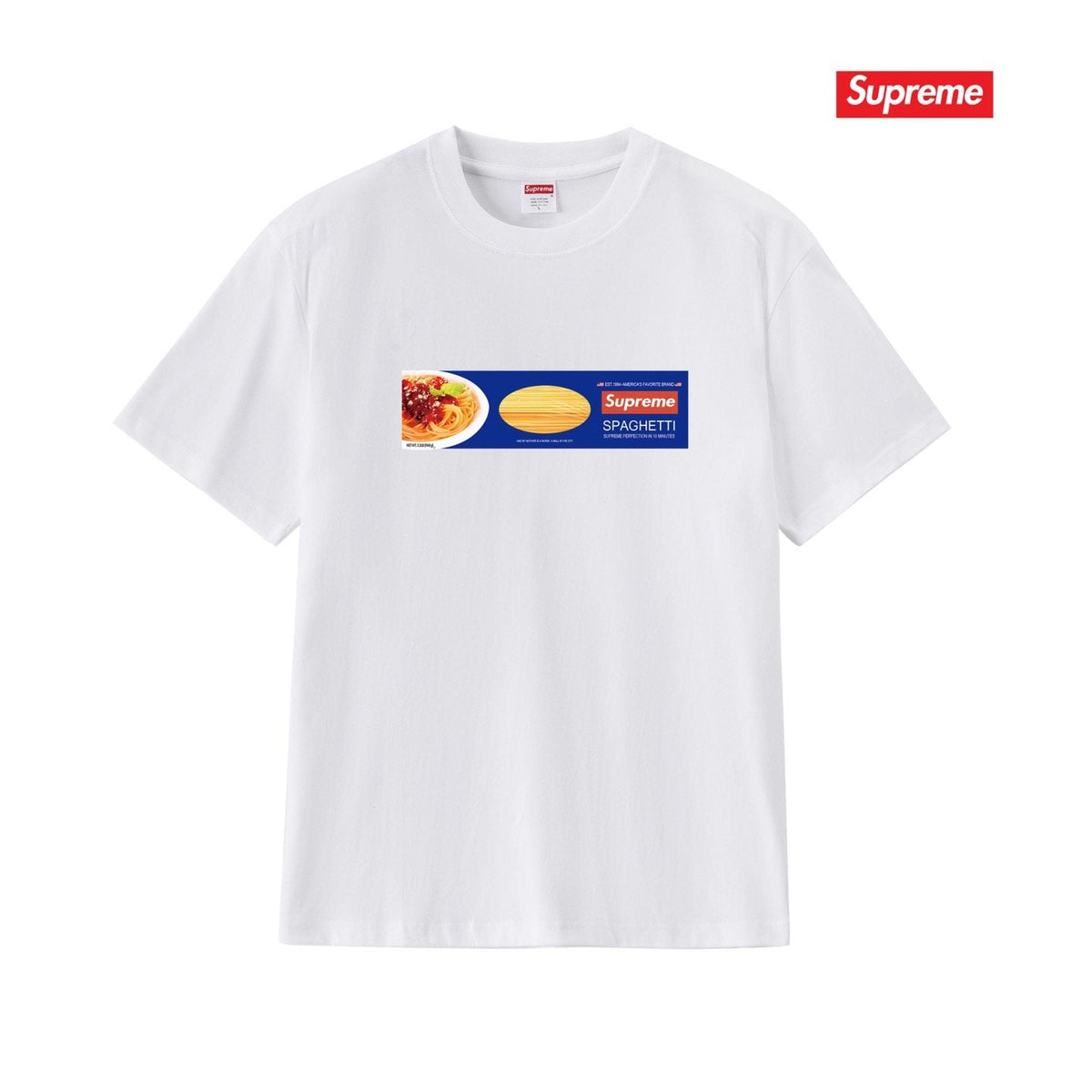 Supreme Spaghetti Graphic T-Shirt ¡ª front