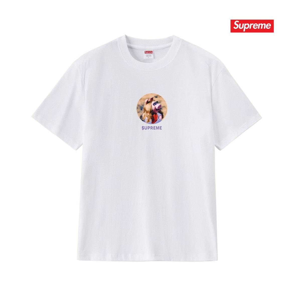 Supreme Chest Graphic Back Print T-Shirt ¡ª front