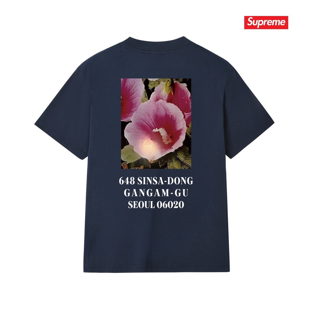 Supreme Flower Address Graphic T-Shirt ¡ª back