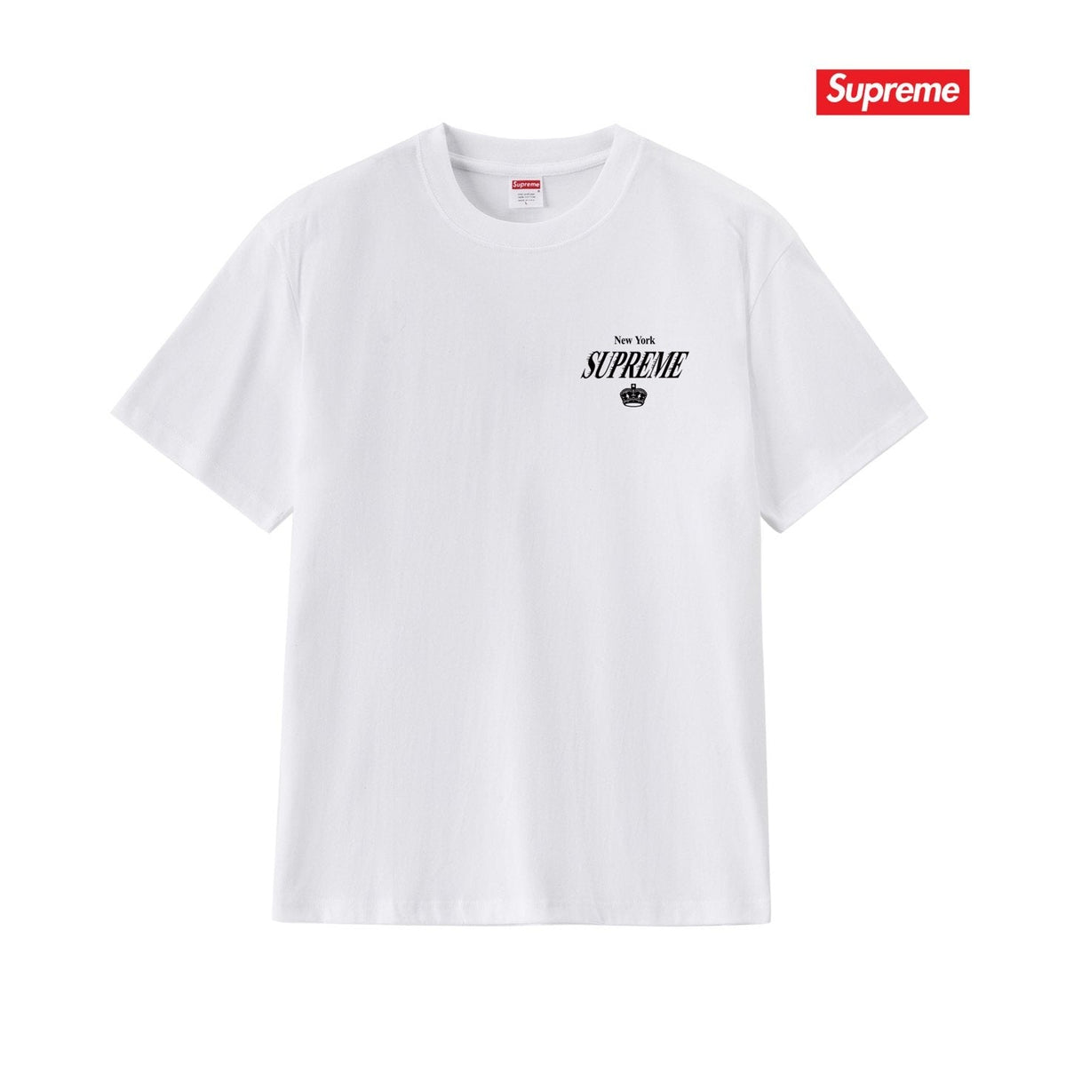 Supreme Front Chest and Back Graphic T-Shirt ¡ª front