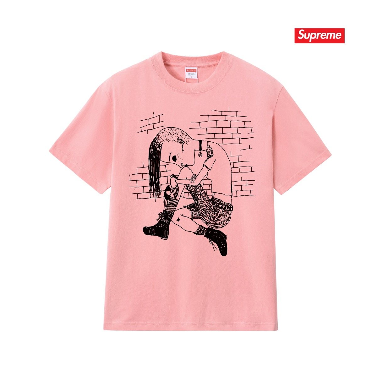 Supreme Front & Back Graphic T-Shirt ¡ª front