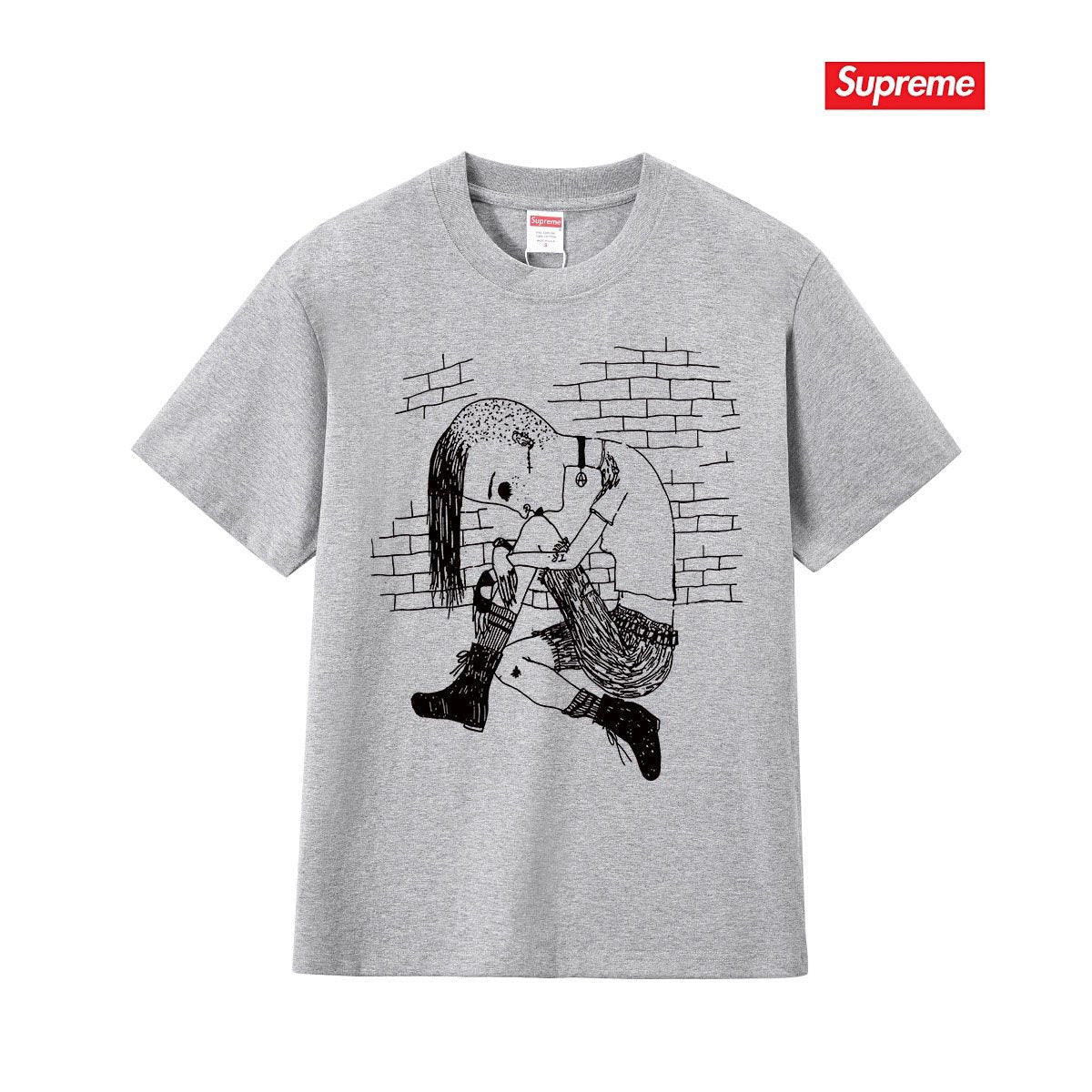 Supreme Front & Back Graphic T-Shirt ¡ª front