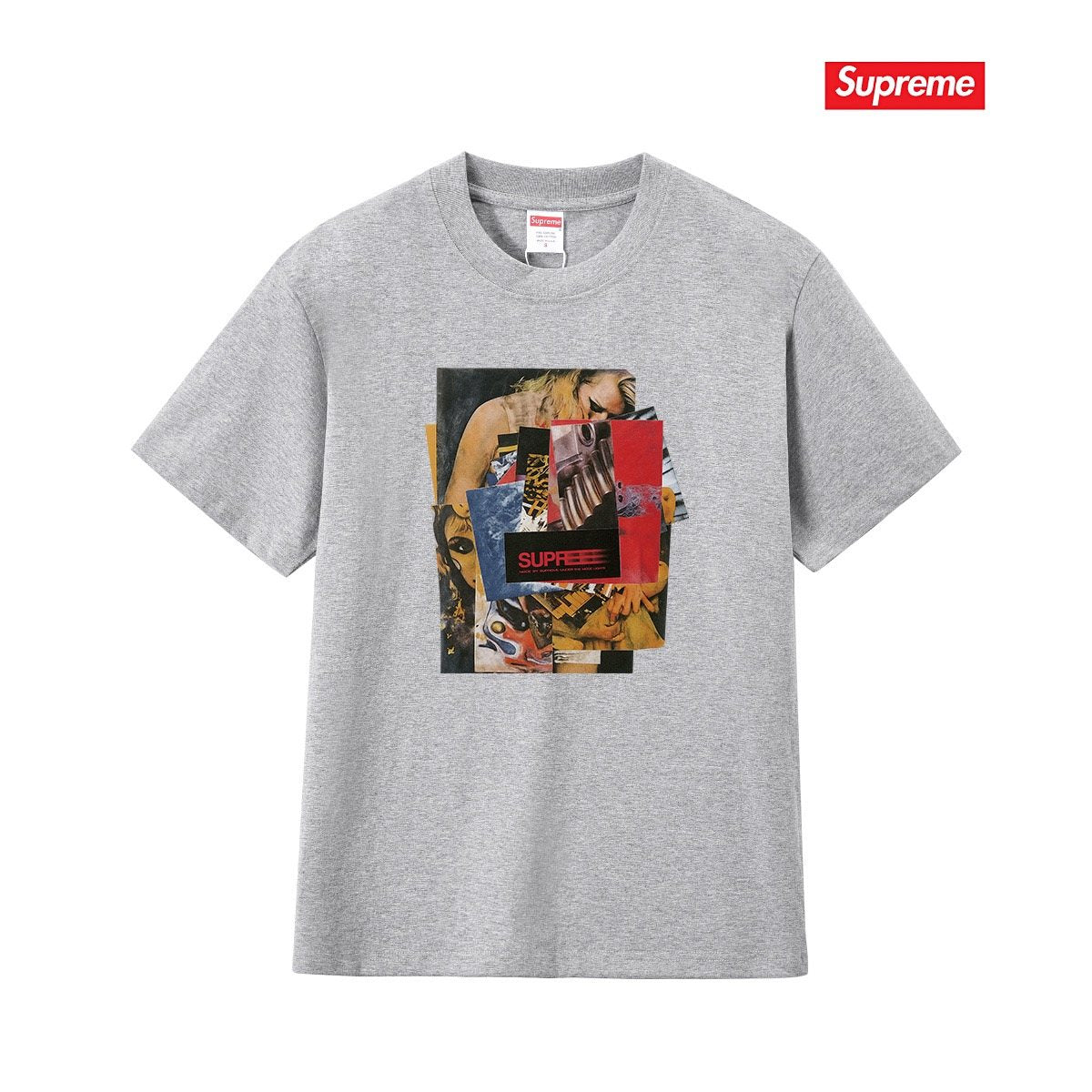 Supreme Collage Graphic Short-Sleeve T-Shirt ¡ª front