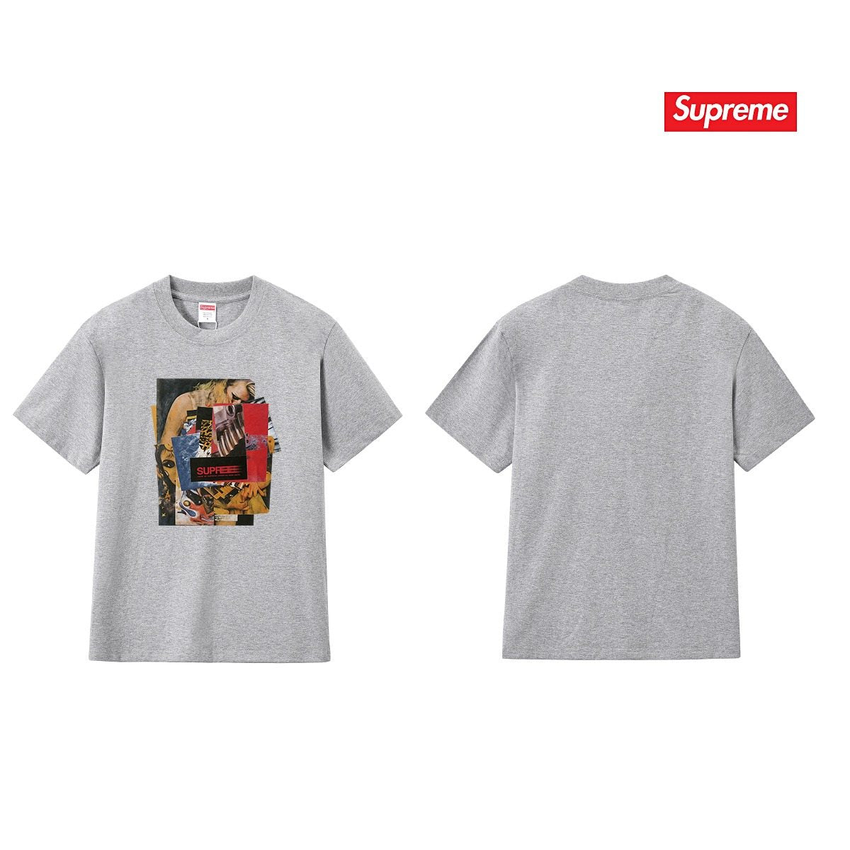Supreme Collage Graphic Short-Sleeve T-Shirt ¡ª back
