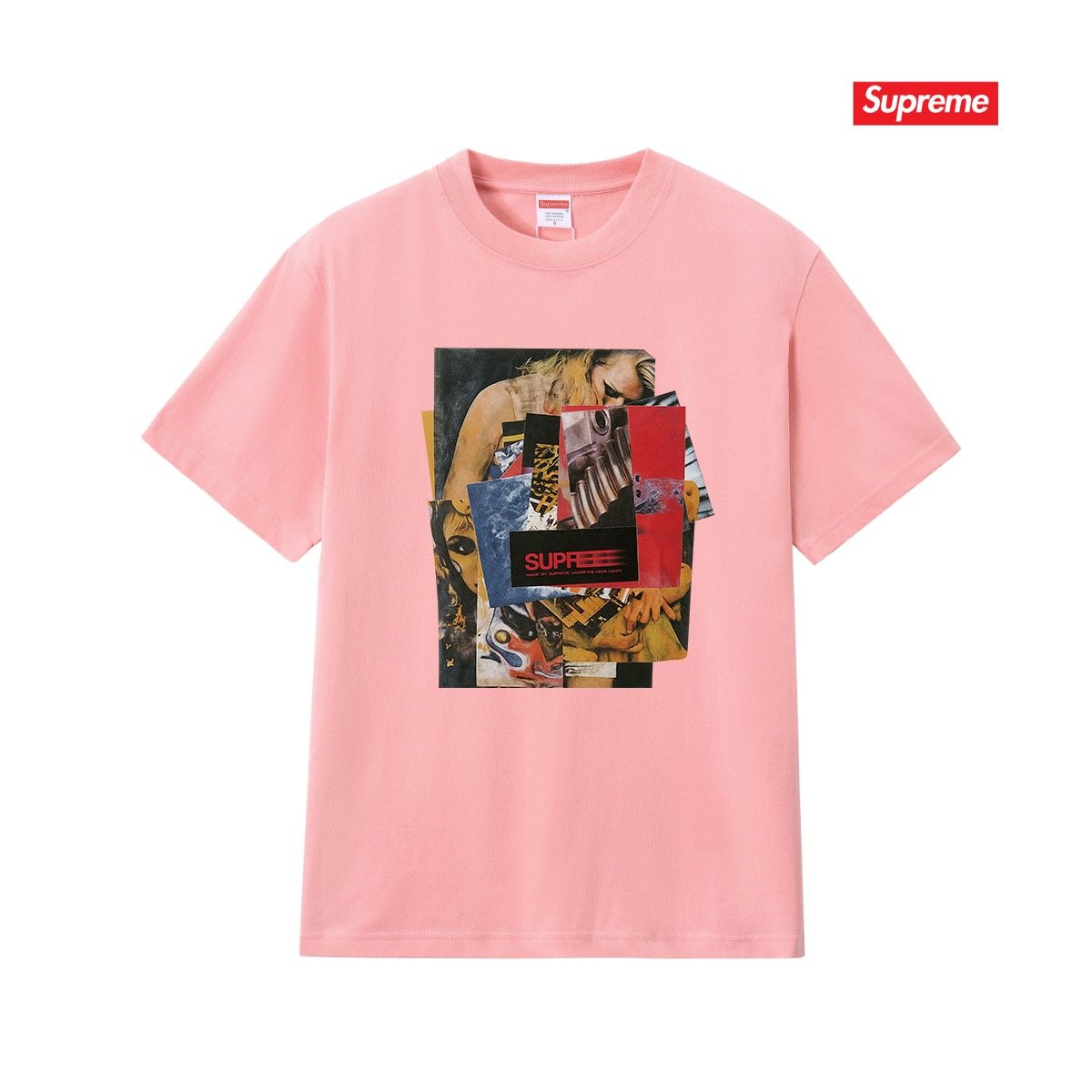 Supreme Collage Graphic Short-Sleeve T-Shirt ¡ª front