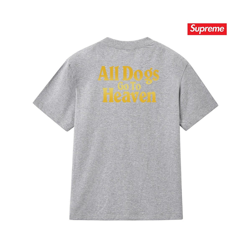 Supreme All Dogs Go To Heaven Dog Graphic T-Shirt ¡ª back