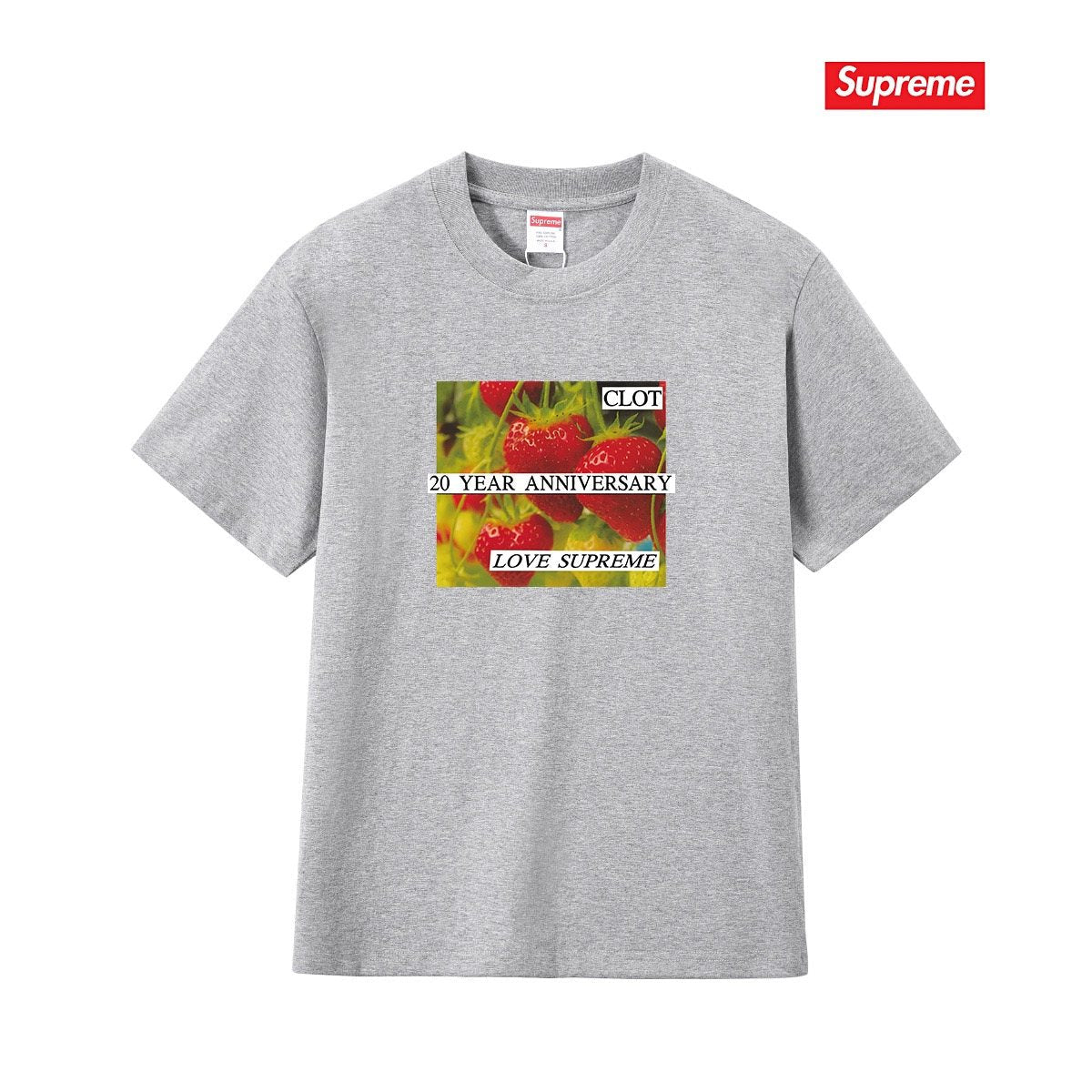 Supreme Floral Anniversary Graphic T-Shirt ¡ª front