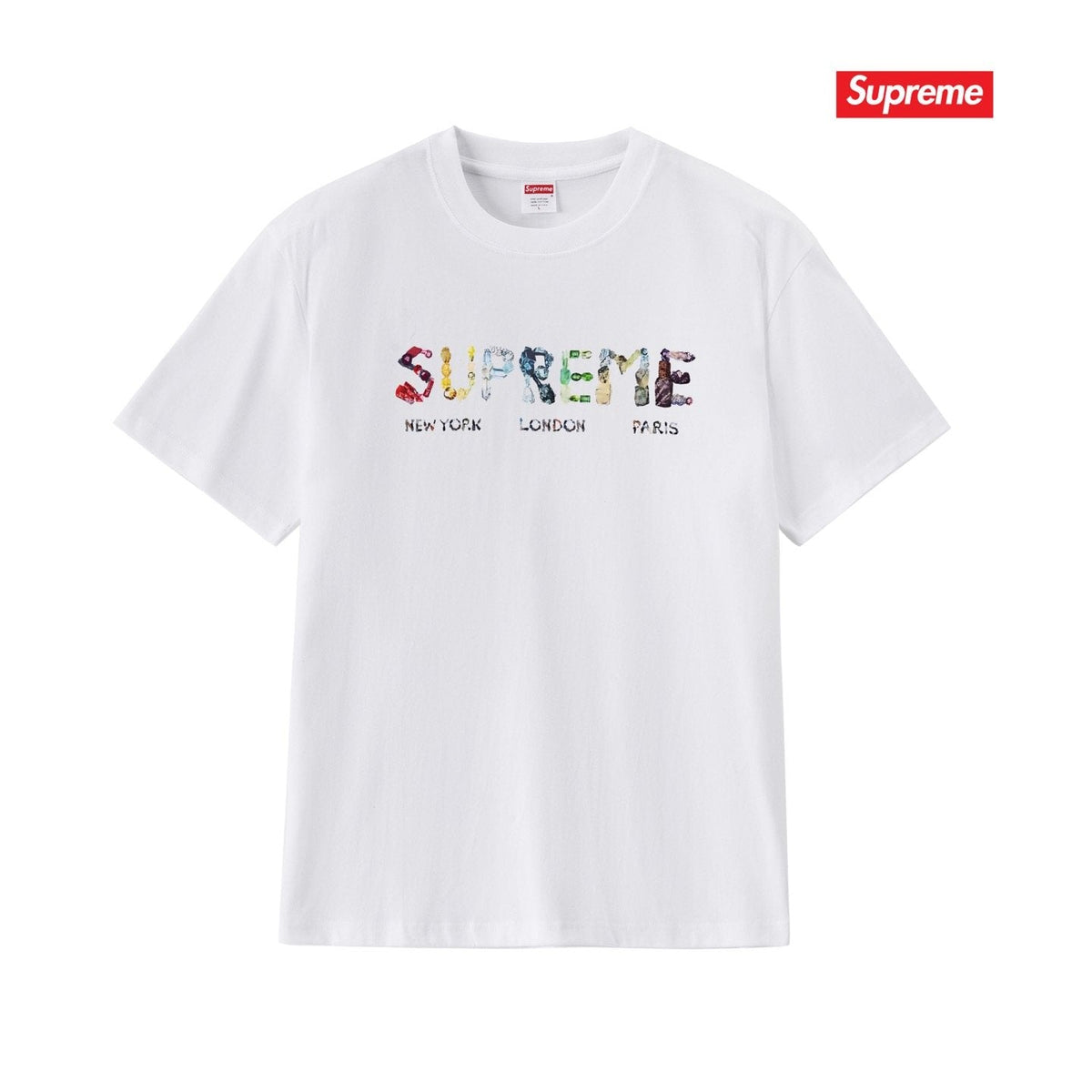 Supreme Chest Graphic Short-Sleeve T-Shirt ¡ª front