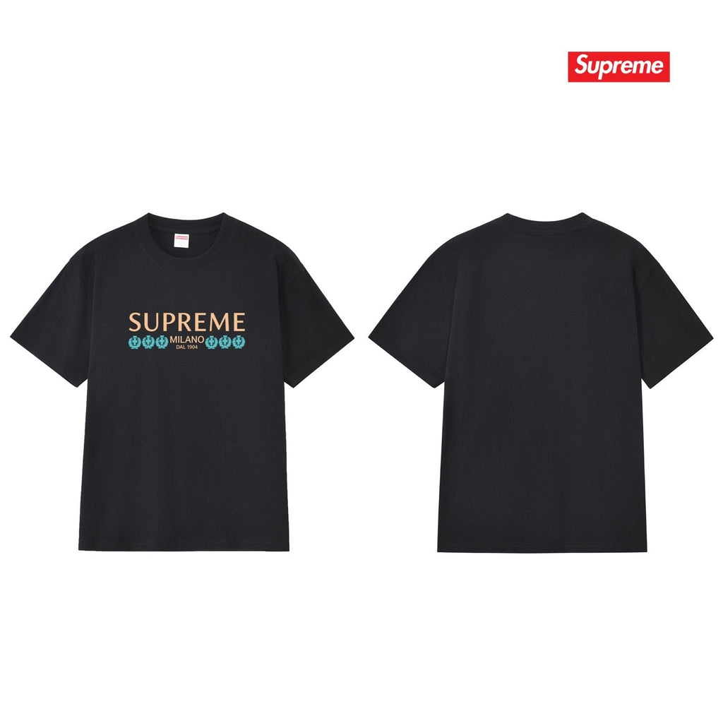 Supreme Milano Gold/Blue Graphic T-Shirt ¡ª comparison