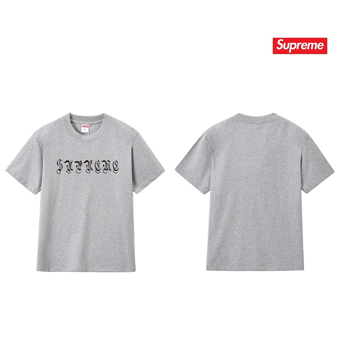 Supreme Gothic Wordmark Short-Sleeve T-Shirt ¡ª back