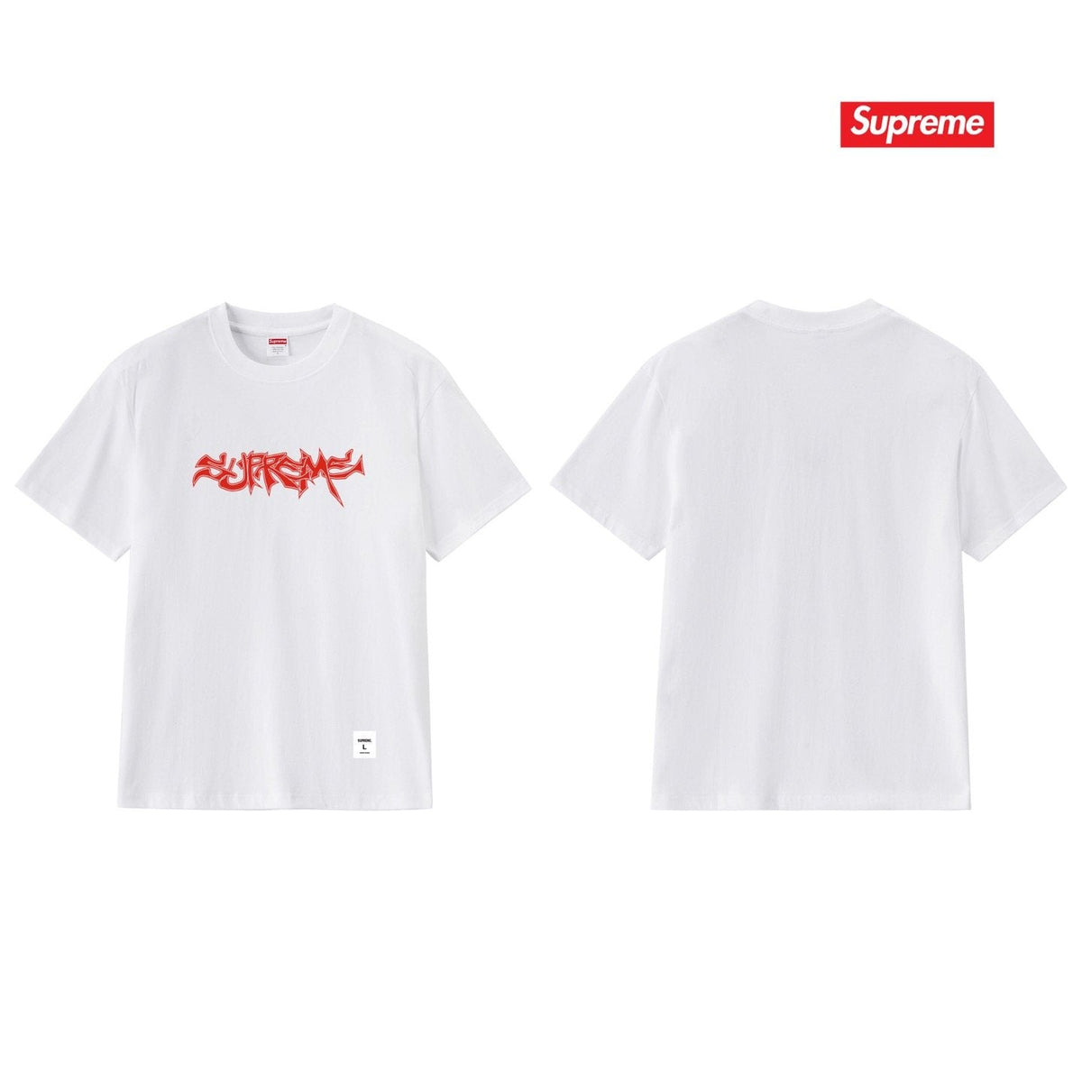 Supreme Graffiti Wordmark Short-Sleeve T-Shirt ¡ª back