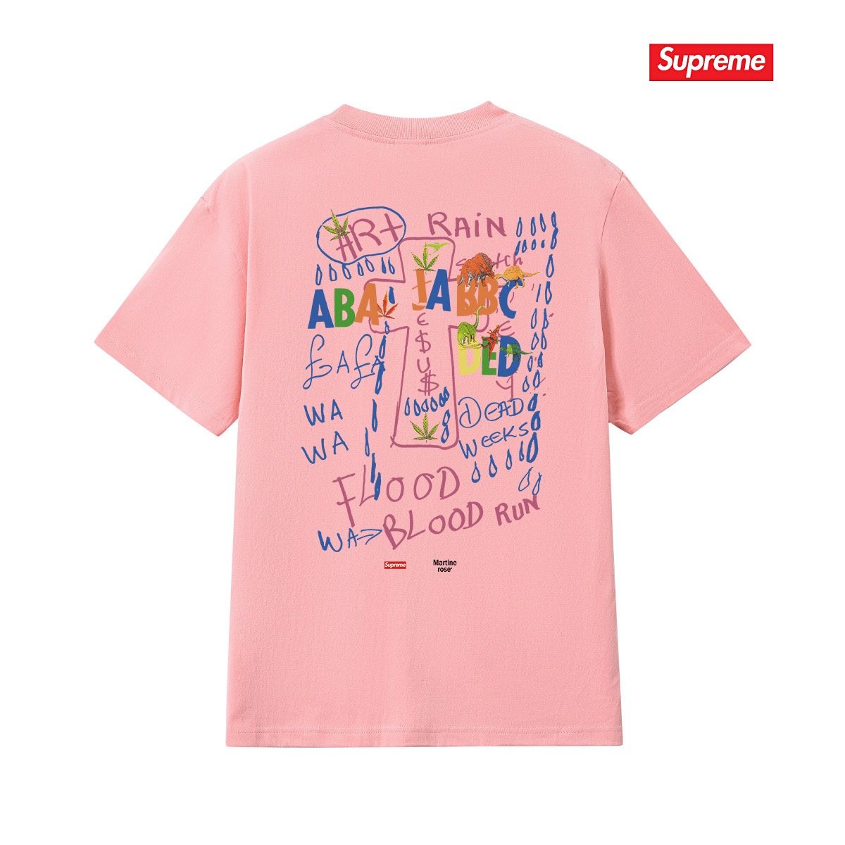 Supreme Front and Back Graphic T-Shirt ¡ª back
