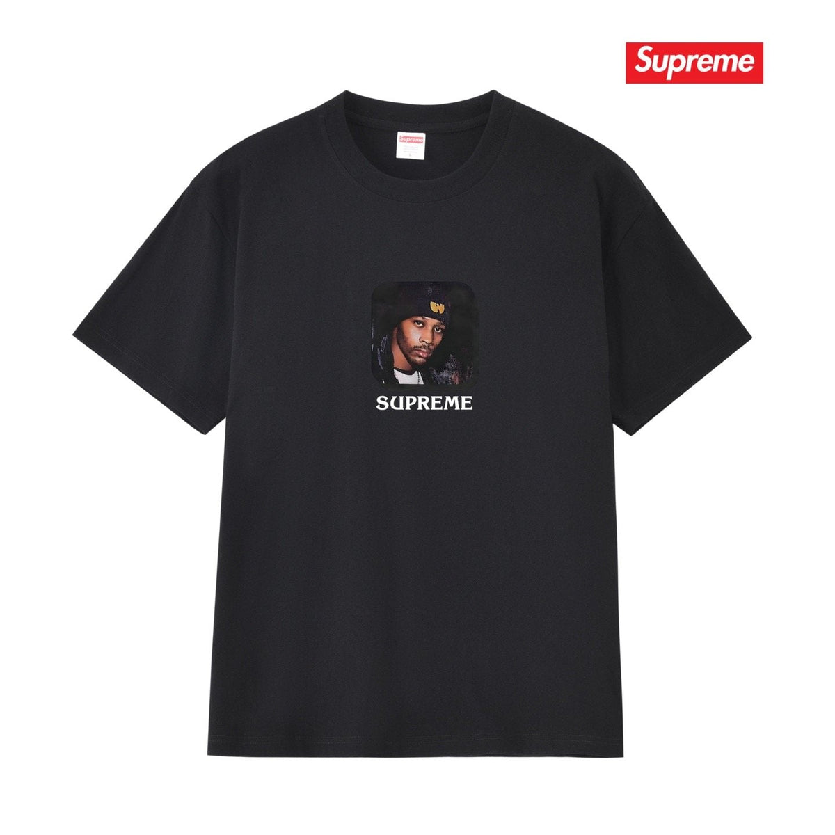Supreme Protect Ya Neck RZA Portrait Graphic T-Shirt ¡ª front