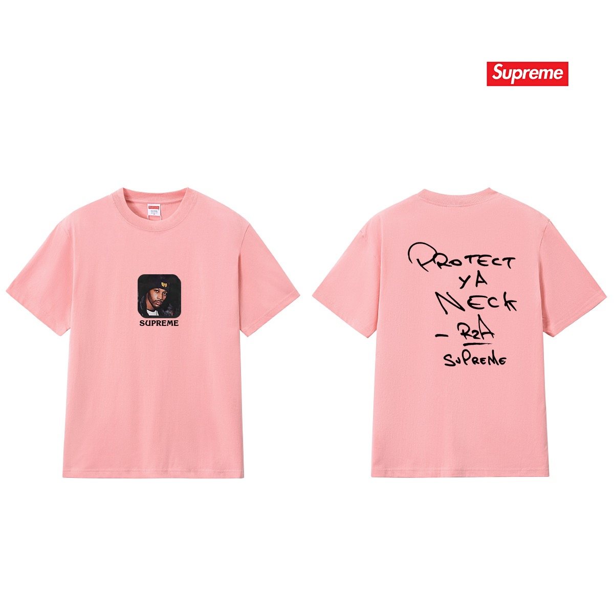 Supreme Protect Ya Neck RZA Portrait Graphic T-Shirt ¡ª comparison
