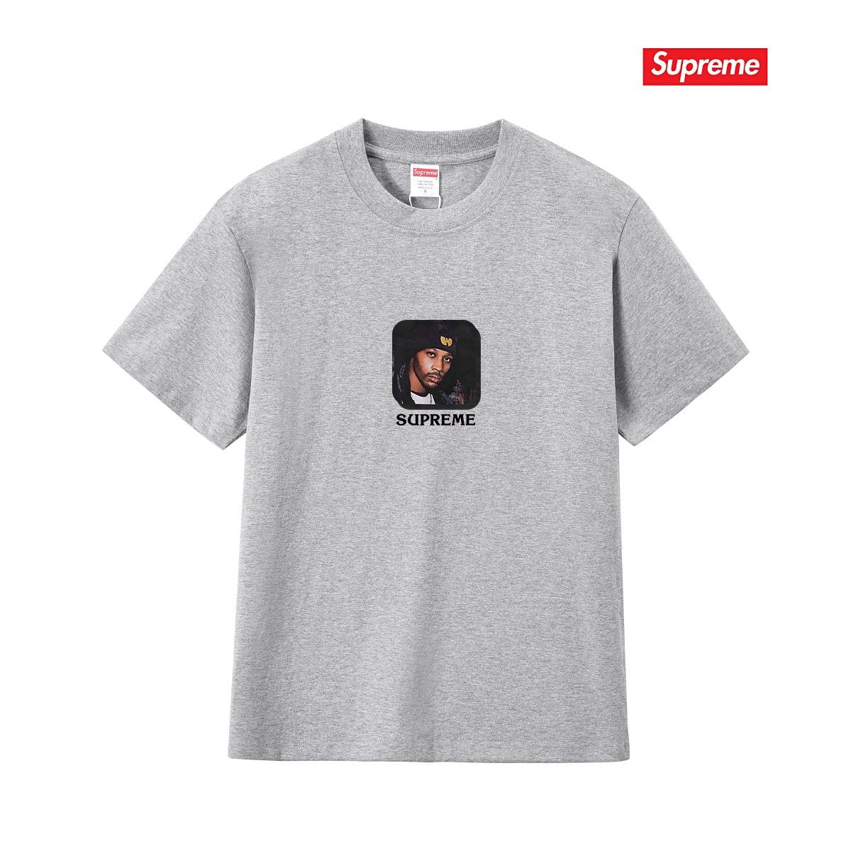 Supreme Protect Ya Neck RZA Portrait Graphic T-Shirt ¡ª front