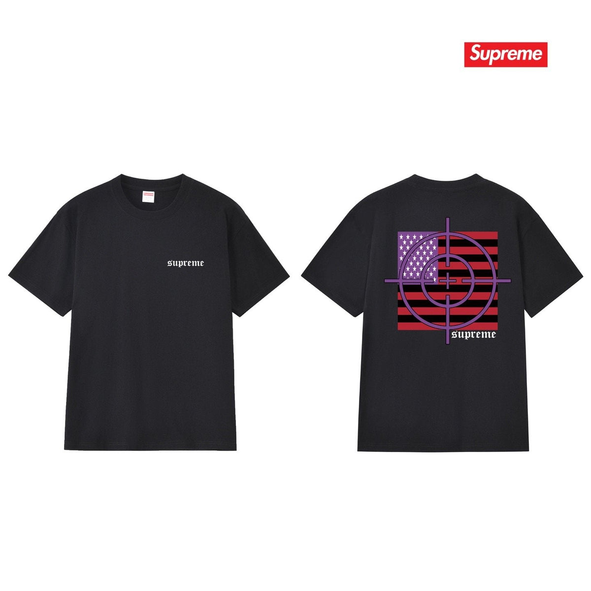 Supreme Flag Target Graphic T-Shirt ¡ª hero