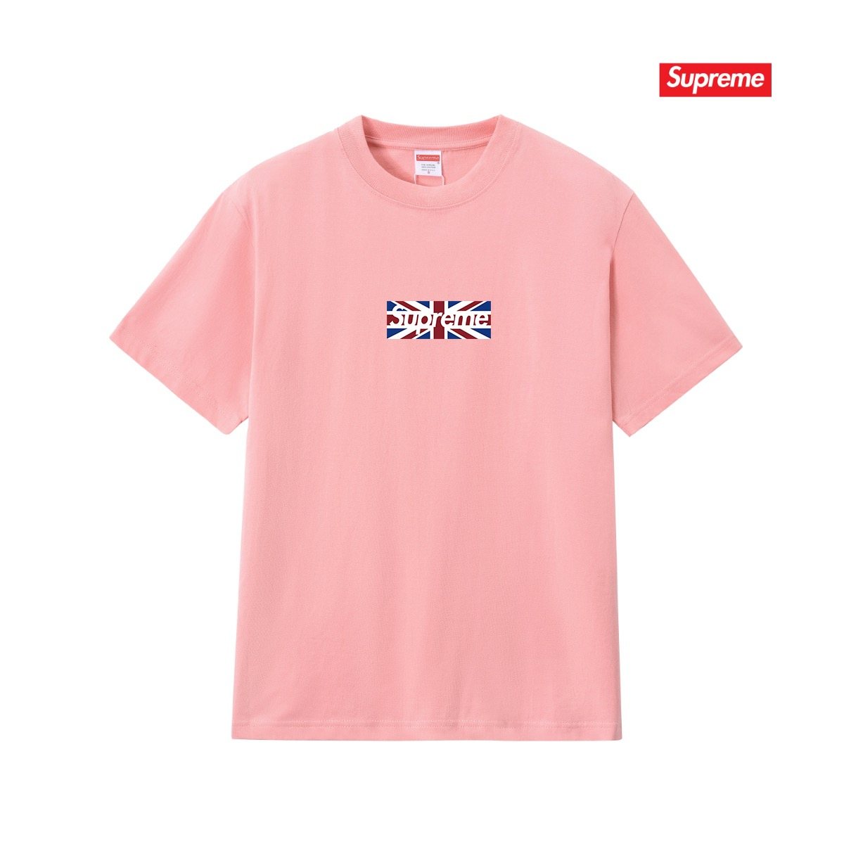Supreme Union Jack Box-Logo Graphic T-Shirt ¡ª front