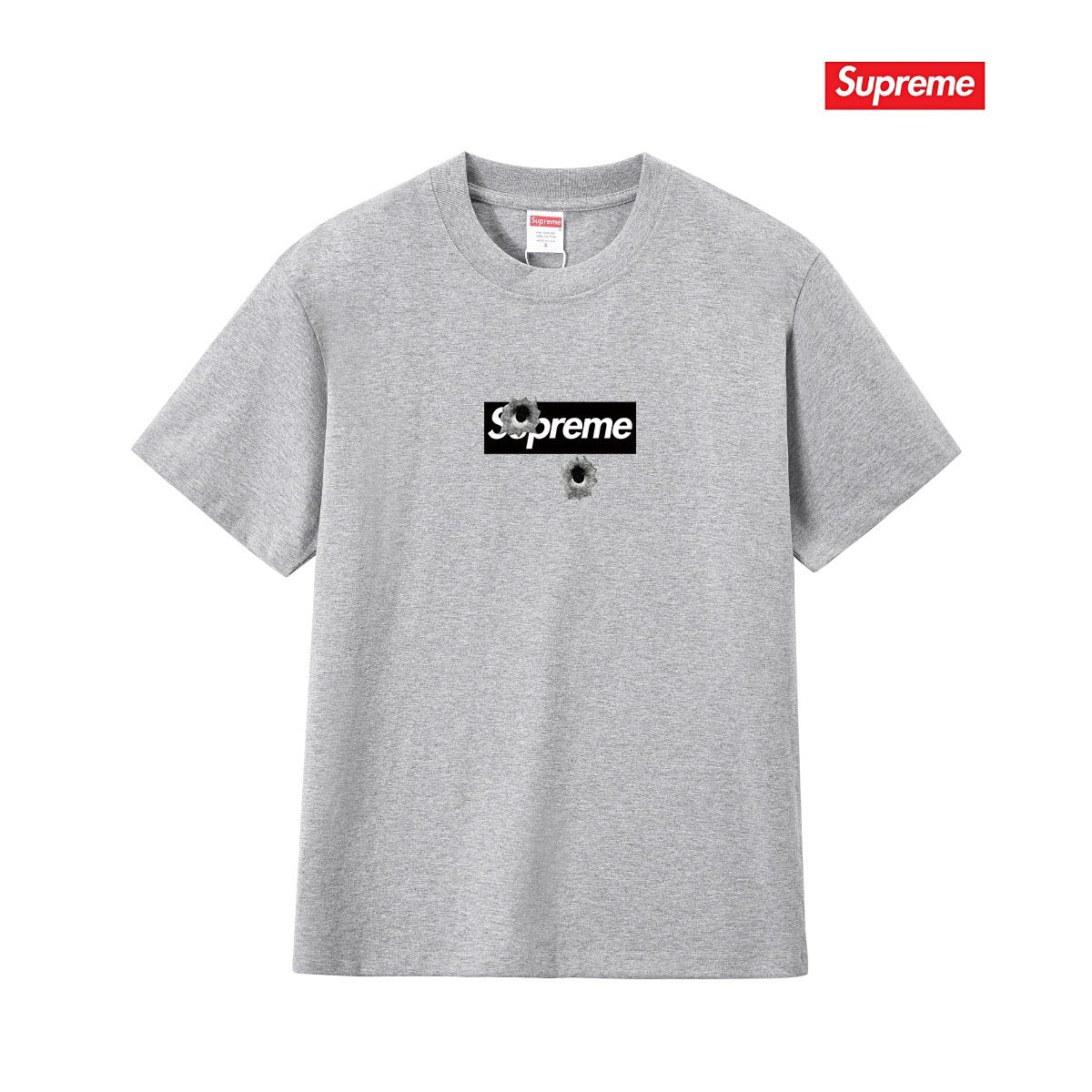 Supreme Bullet Hole Graphic T-Shirt ¡ª front