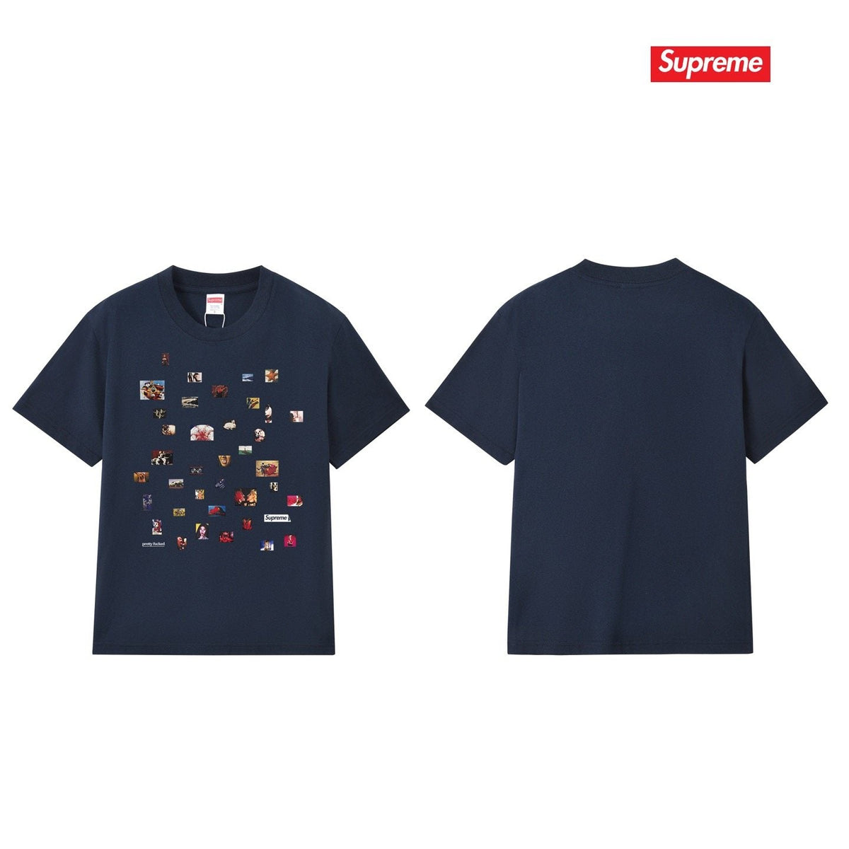 Supreme Photo Collage Graphic T-Shirt ¡ª back